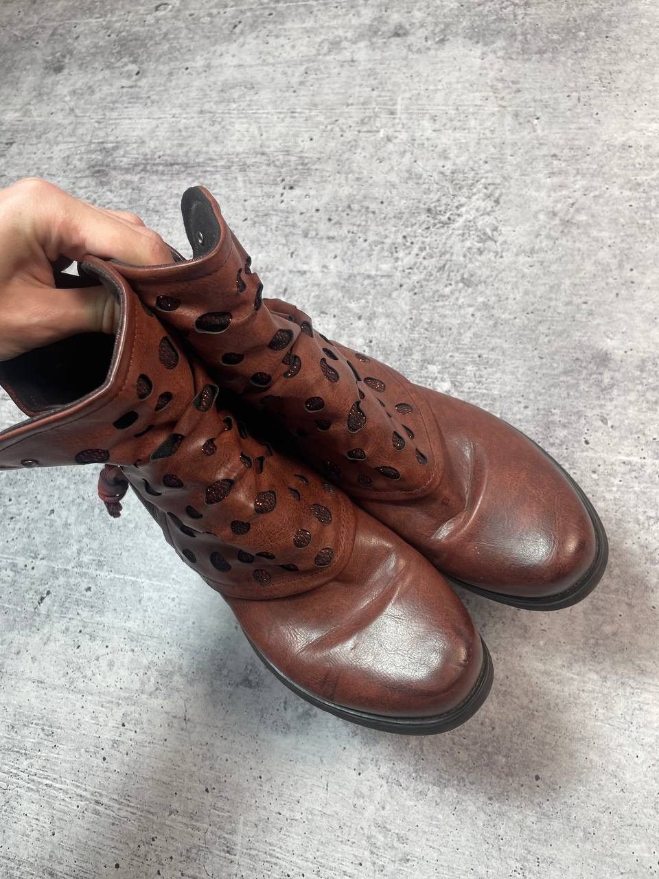 A.S.98 Vintage AS98 Airstep Style Ankle Zip Boots Y2K Size US 9 / IT 39 - 3 Thumbnail