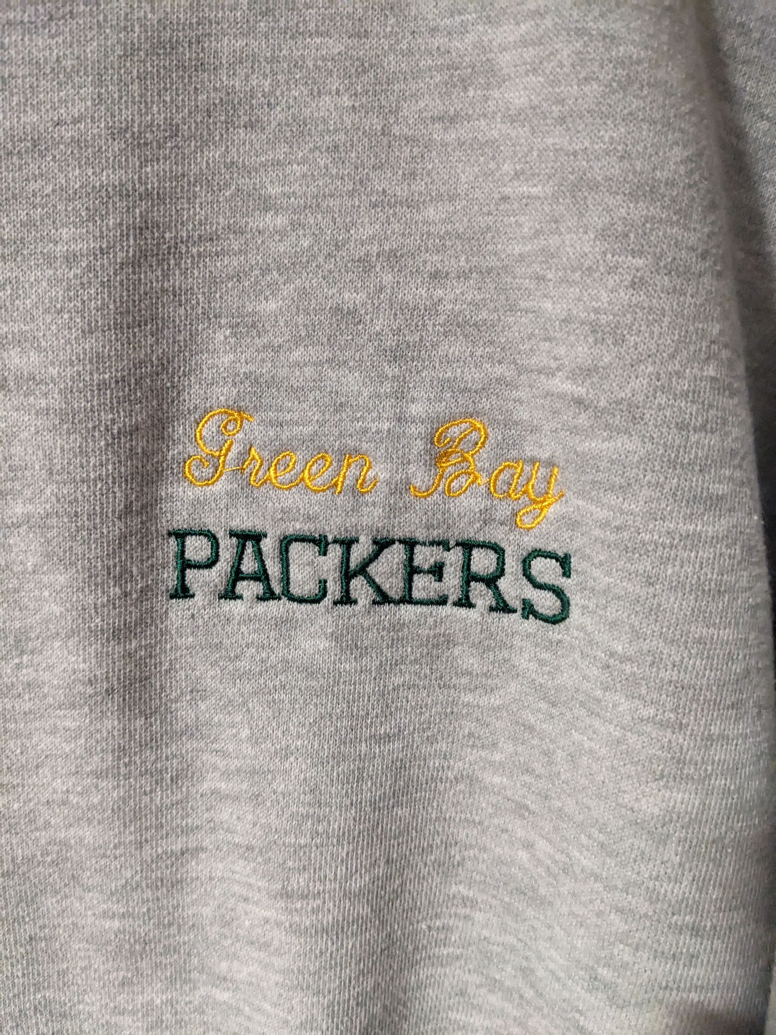 NFL × Vintage Vintage 90s Green Bay Packers NFL Football Large Sweatshirt Size US L / EU 52-54 / 3 - 2 Thumbnail