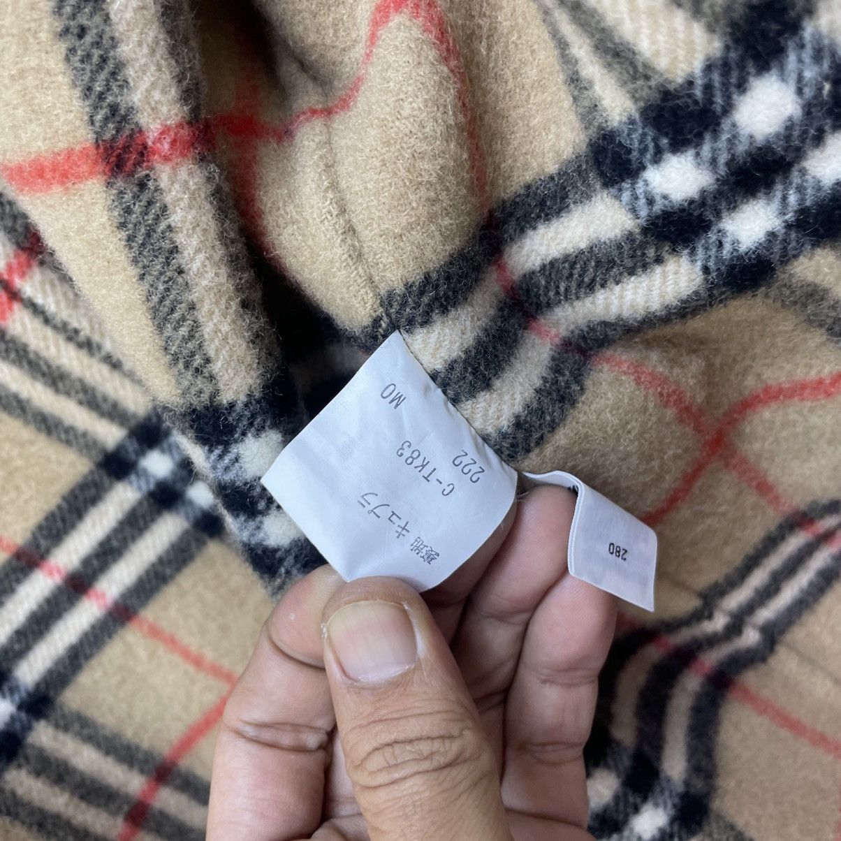 Burberry 💥Vintage Burberrys Nova Check Wool Jacket Size M / US 6-8 / IT 42-44 - 7 Thumbnail