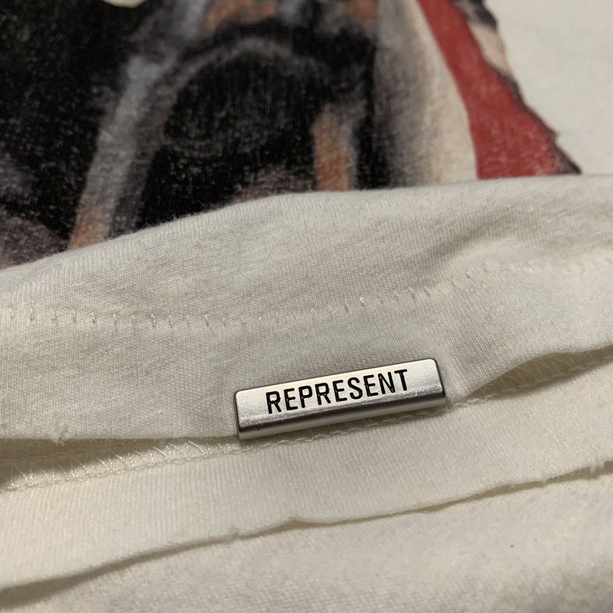 Represent Clo. Represent Large Dream On Tour Washed Ecru White Tee Size US L / EU 52-54 / 3 - 8 Thumbnail
