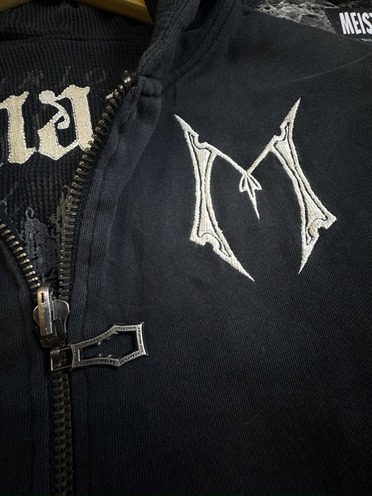 Monarchy Vintage Y2k Monarchy Reversible Hoodie Size US L / EU 52-54 / 3 - 9 Thumbnail