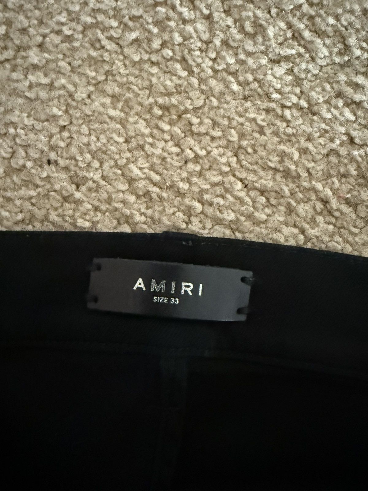 Amiri Black Silver Patch Amiri MX1 Size US 33 - 5 Thumbnail