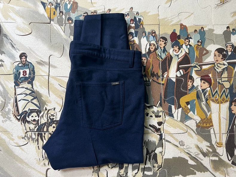 Loro Piana LORO PIANA Sheepskin felt casual nine inch pants Size US 40 / EU 56 - 7 Thumbnail