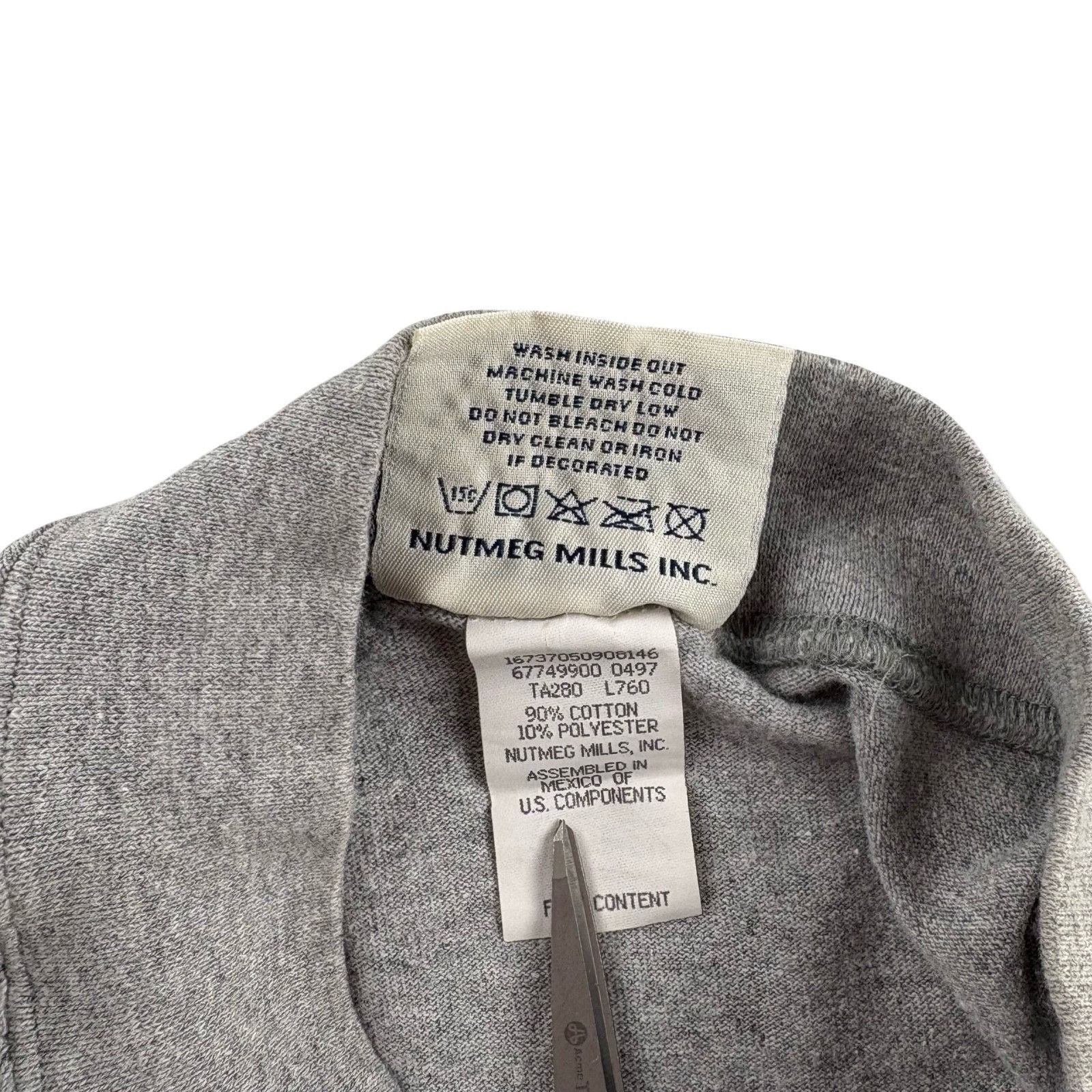 Lee Detroit Tigers x Lee Sport Cotton Blend Mock Neck L/S Shirt Size US XL / EU 56 / 4 - 4 Thumbnail