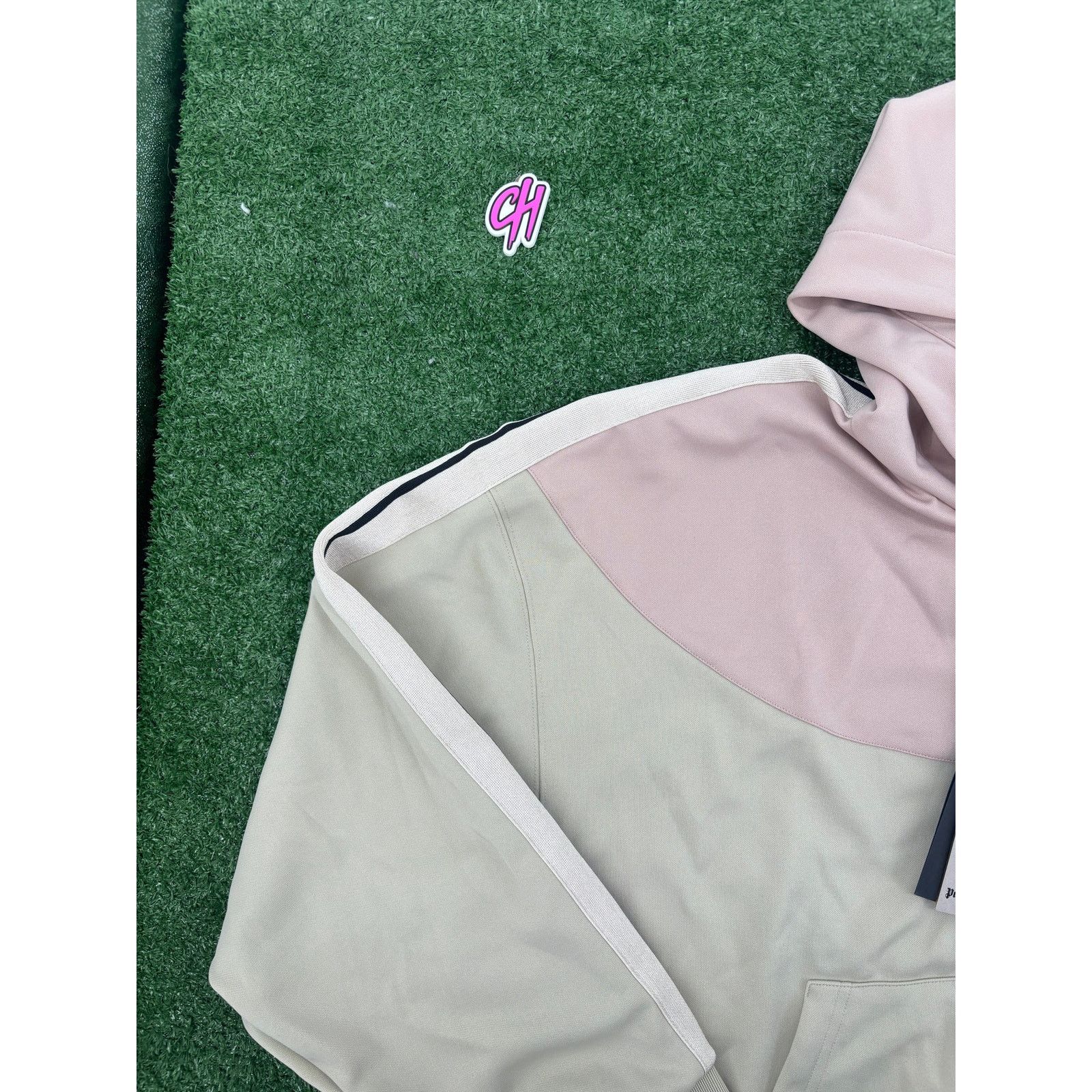Palm Angels Palm Angels Two Tone 'Beige/Rose' Hooded Track Jacket XL Size US XL / EU 56 / 4 - 4 Thumbnail