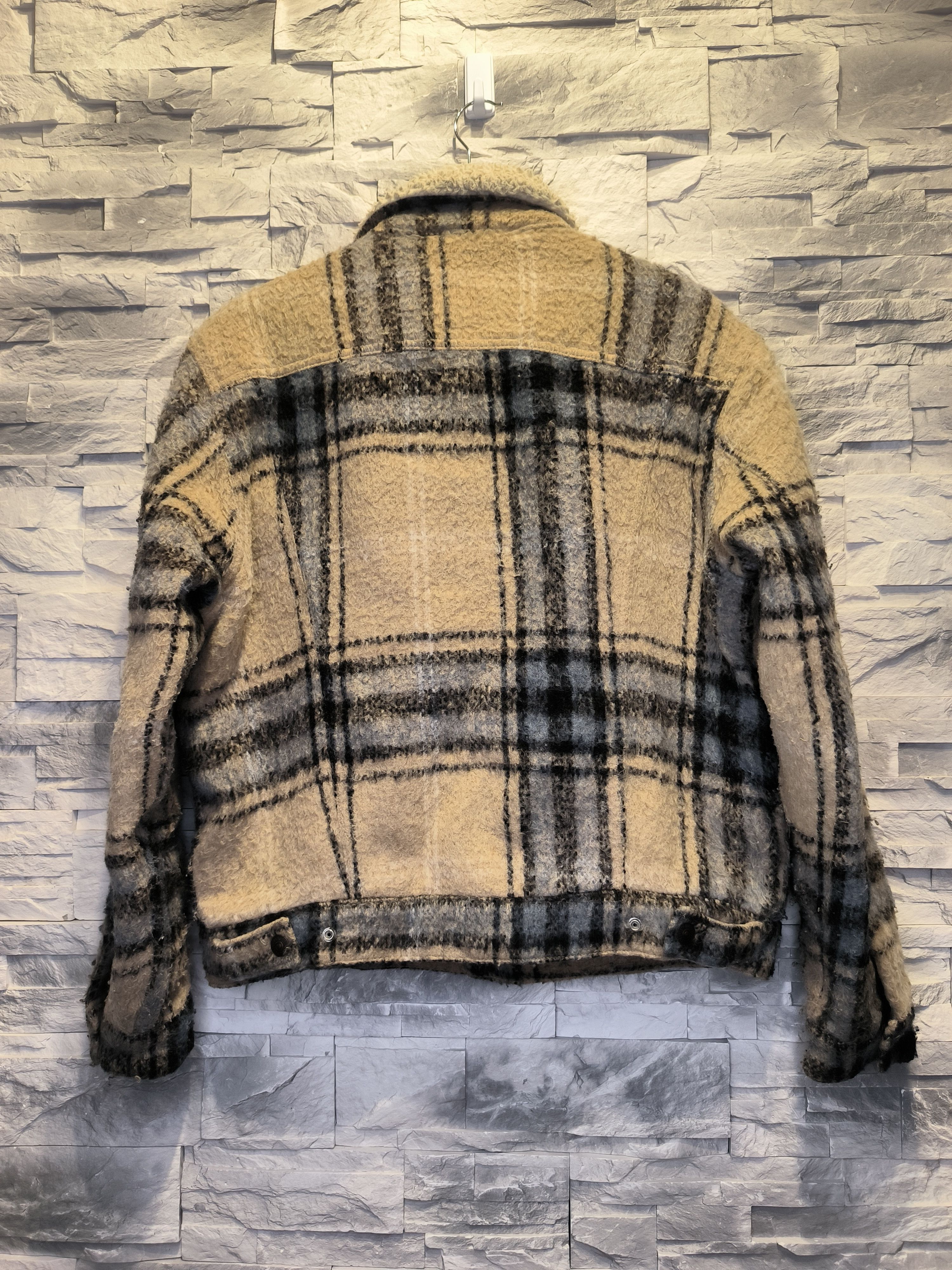 Levi's × Levi's Vintage Clothing × Vintage Levi's Vintage Trucker Jacket Wool Sherpa Striped Quality Size US S / EU 44-46 / 1 - 5 Thumbnail
