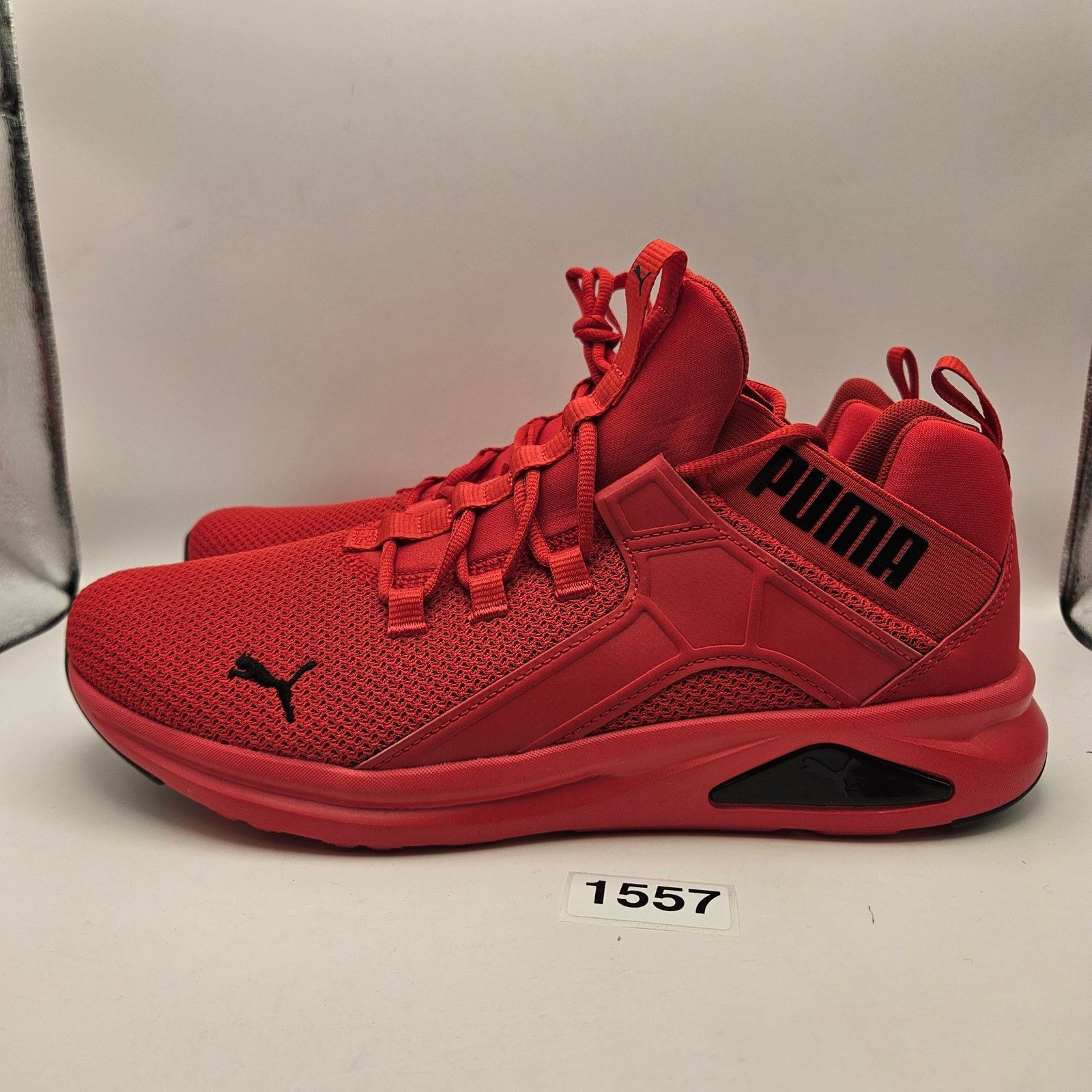 Puma PUMA MEN'S 11.5 ENZO 2 REVAMP RED BLACK #379253-06 NWOB Size US 11.5 / EU 44-45 - 2 Thumbnail