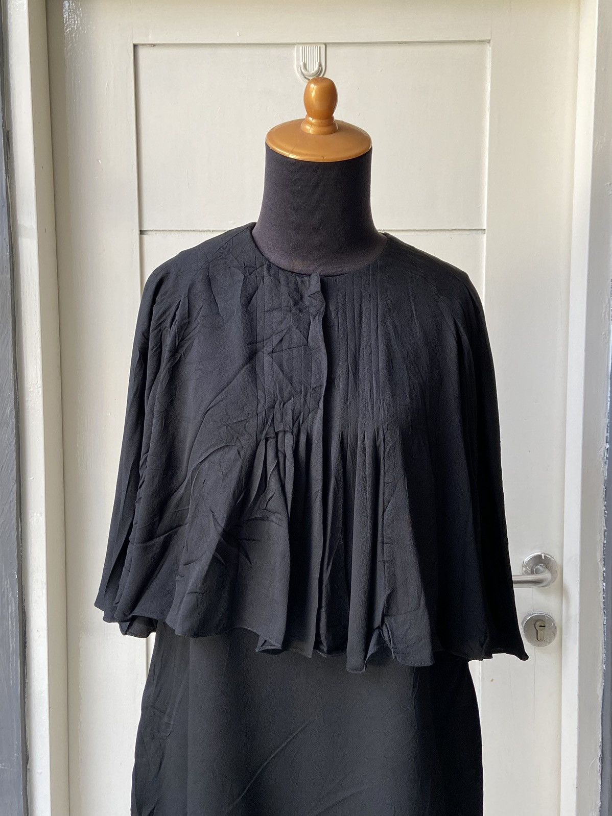 Lanvin LANVIN Black Midi Dress Size S / US 4 / IT 40 - 14 Thumbnail