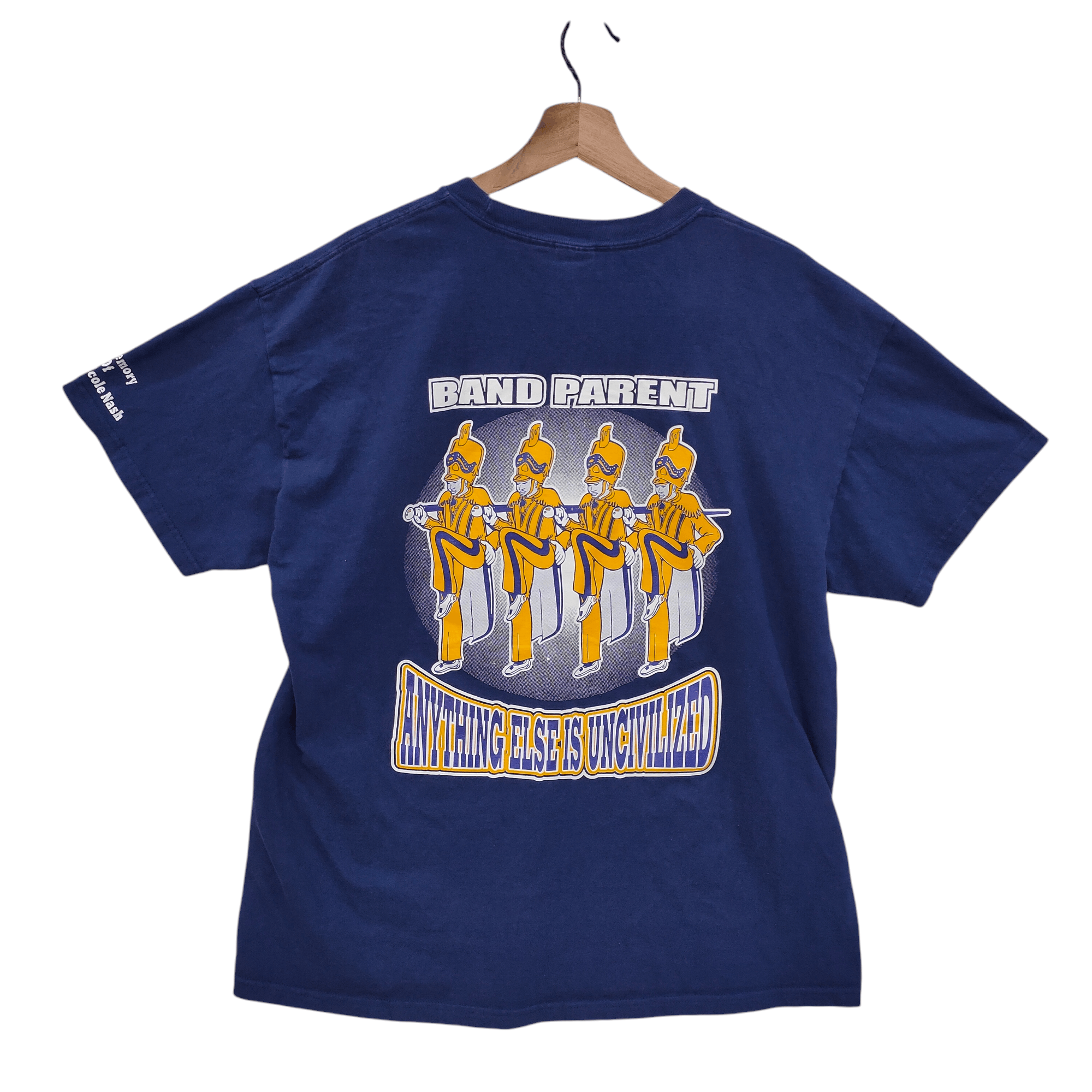 Vintage 90s Marching Panthers Band Orchestra T-shirt Size US XL / EU 56 / 4 - 2 Thumbnail