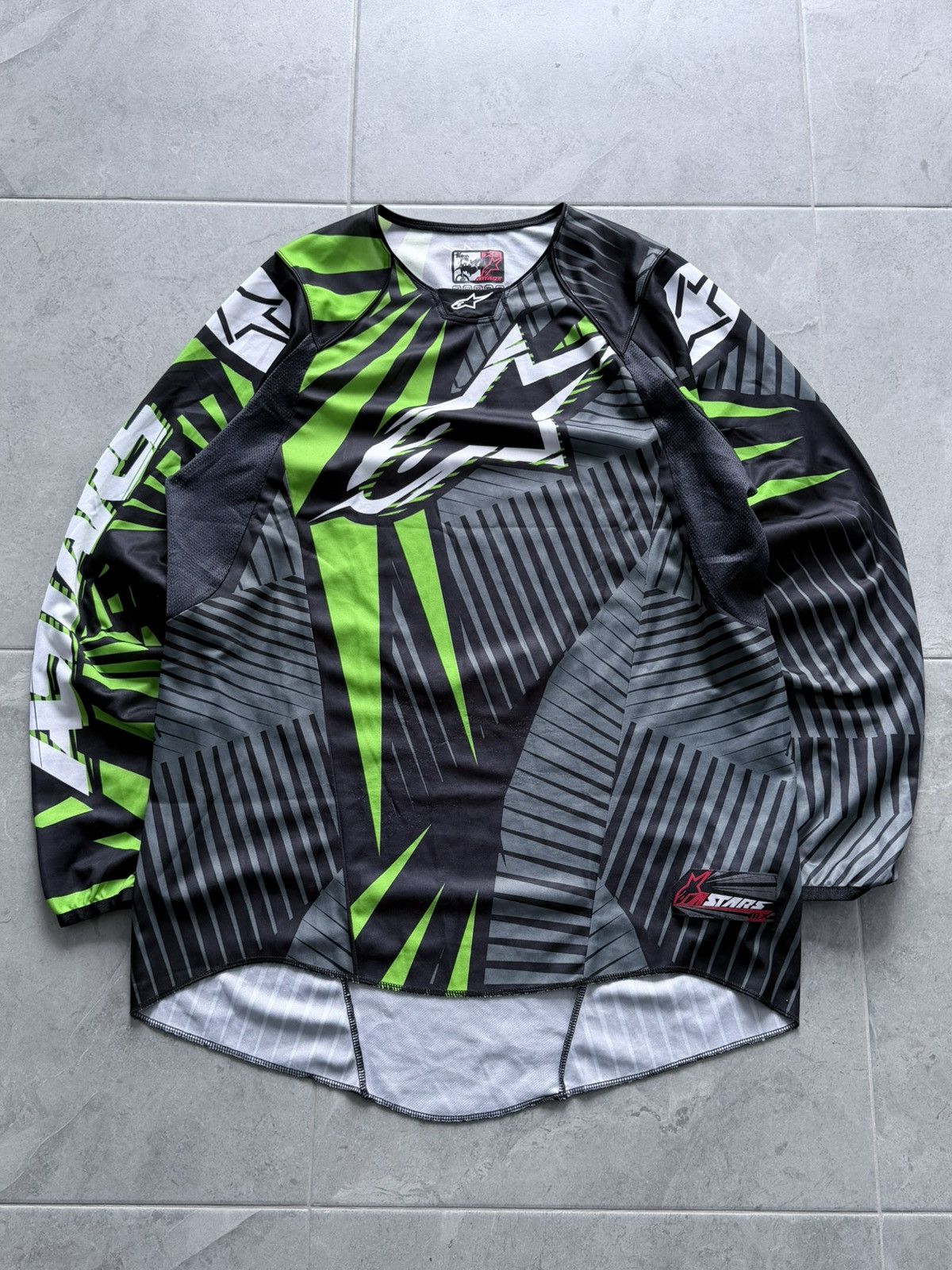 Alpinestars Vintage Y2K Alpinestars Moto Jersey ASAP Rocky Style Size US XL / EU 56 / 4 - 1 Thumbnail