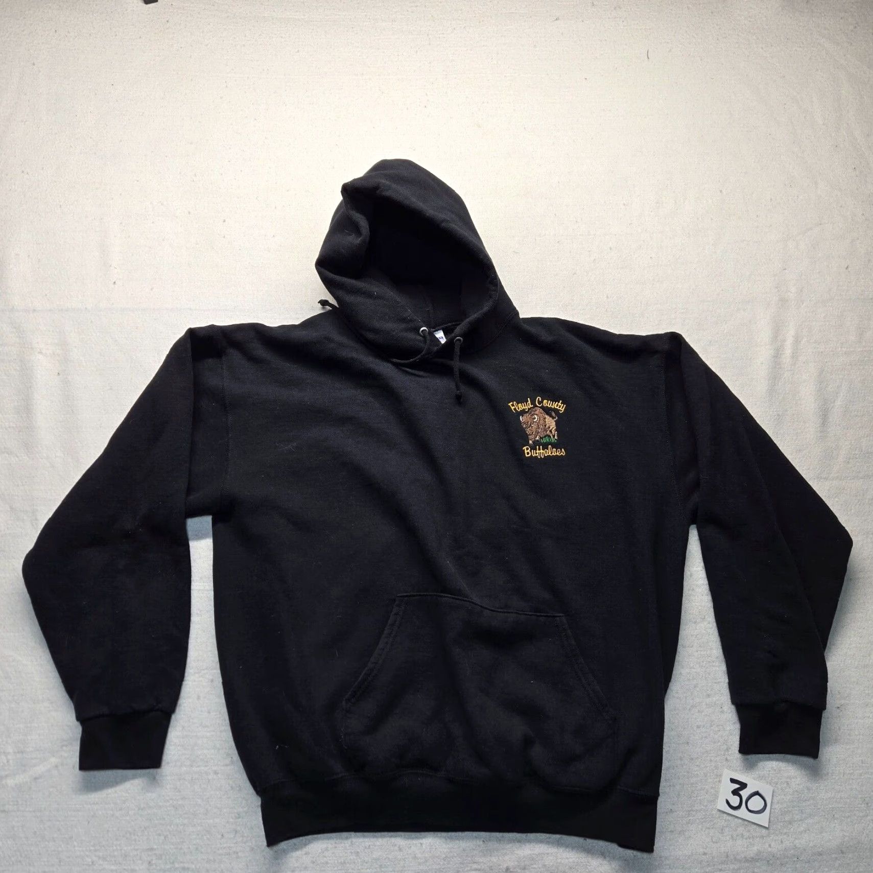 Vintage VINTAGE Floyd Country Buffaloes Hoodie Pullover Adult XL Black Sweatshirt Size US XL / EU 56 / 4 - 2 Thumbnail
