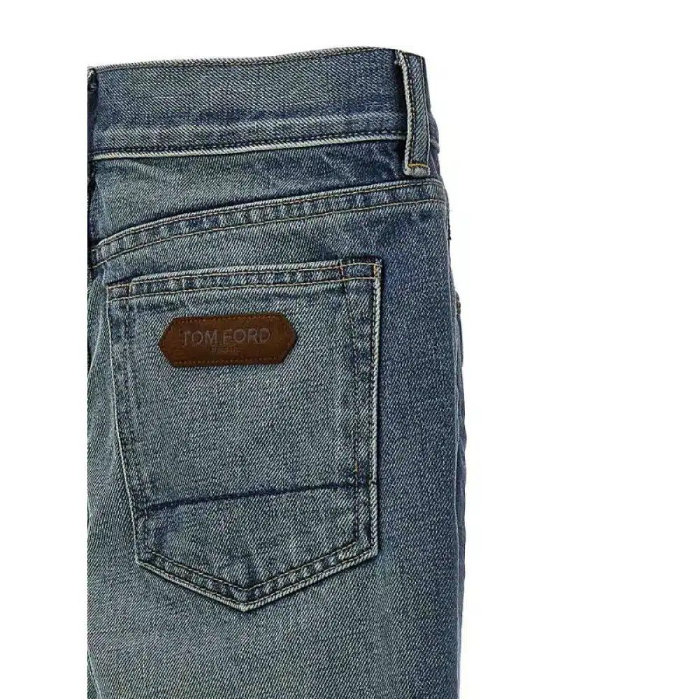 Tom Ford o1sndg0526 PAD113 Denim Pant in Blue Size 28" / US 6 / IT 42 - 4 Thumbnail