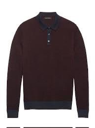 Banana Republic BANANA REPUBLIC X KEVIN LOVE Supima Cotton Sweater Polo Size US L / EU 52-54 / 3 - 4 Thumbnail