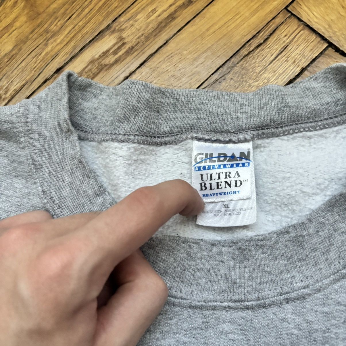 40oz NYC × Hysteric Glamour × Vintage Vintage Crewneck Boxy Heavyweight Sweatshirt NYC Crazy Fit Size US XL / EU 56 / 4 - 3 Thumbnail