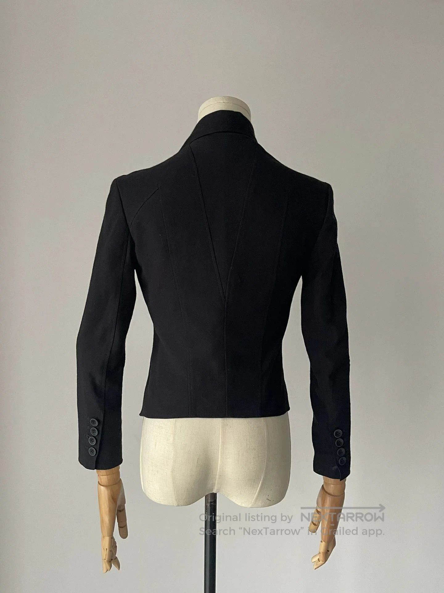 Helmut Lang Helmut Lang Irregular Neck Silk Jacket. Size M / US 6-8 / IT 42-44 - 5 Thumbnail