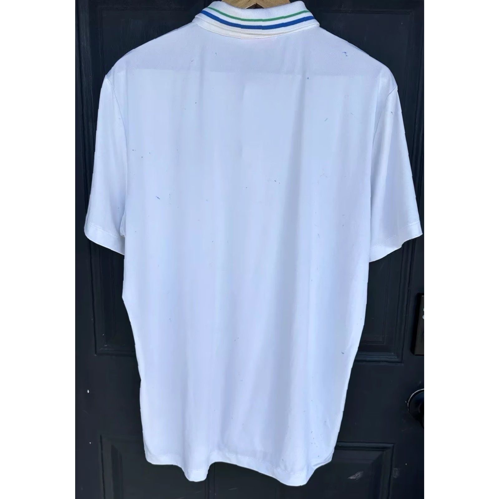 Vintage Redvanly Polo Shirt Men L White Golf Preppy Logo Embroidered Breathable Stretch All Seasons Size US L / EU 52-54 / 3 - 2 Thumbnail
