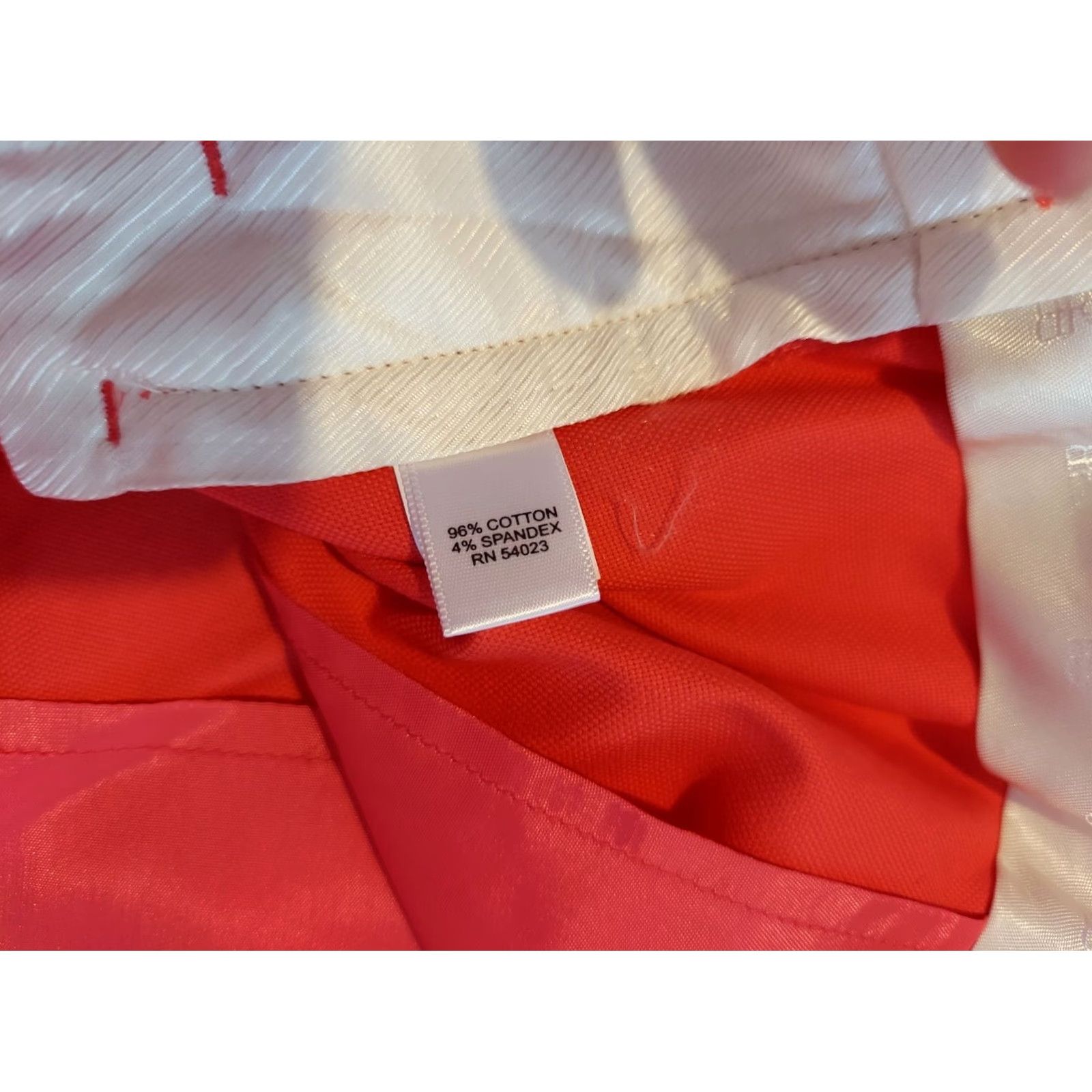 Banana Republic Banana Republic Womens Dress Pants Orange 10 Khaki Slack Trouser Size 32" / US 10 / IT 46 - 6 Thumbnail