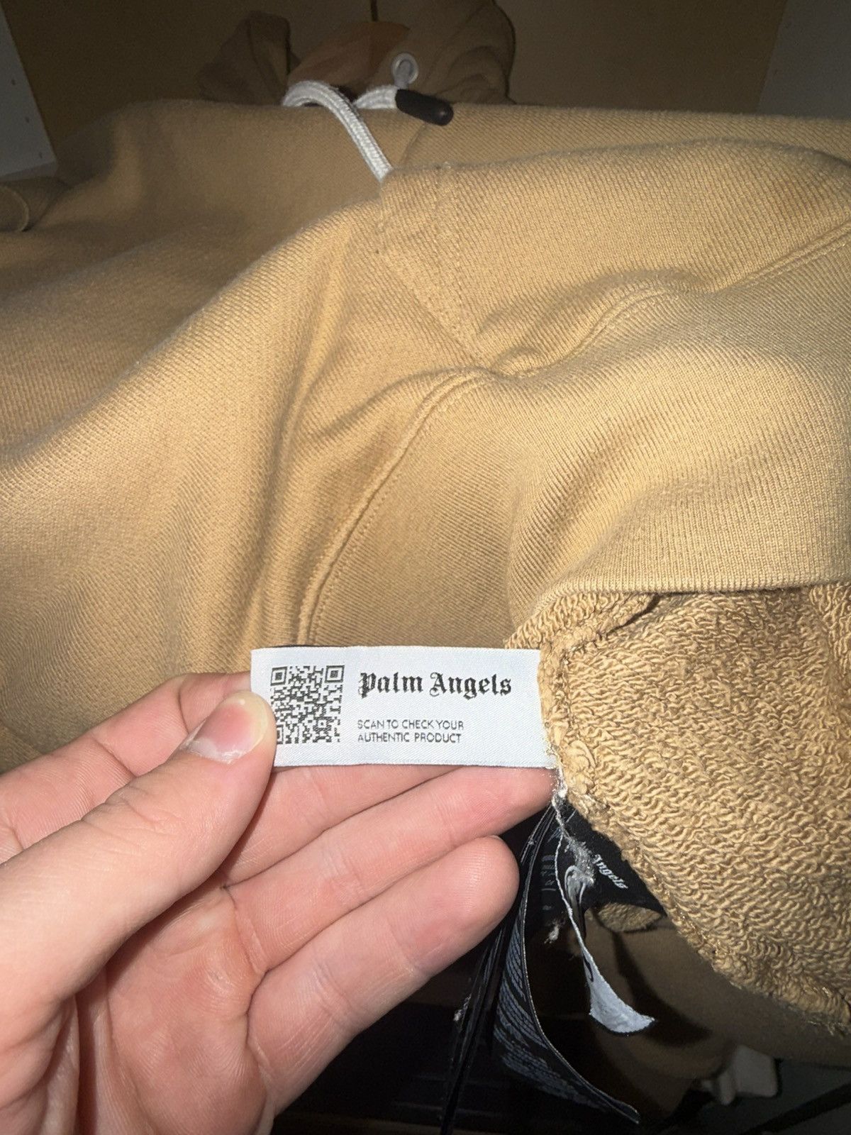 Palm Angels Palm Angels Teddy Bear hoodie - Beige/Brown Size US L / EU 52-54 / 3 - 5 Thumbnail