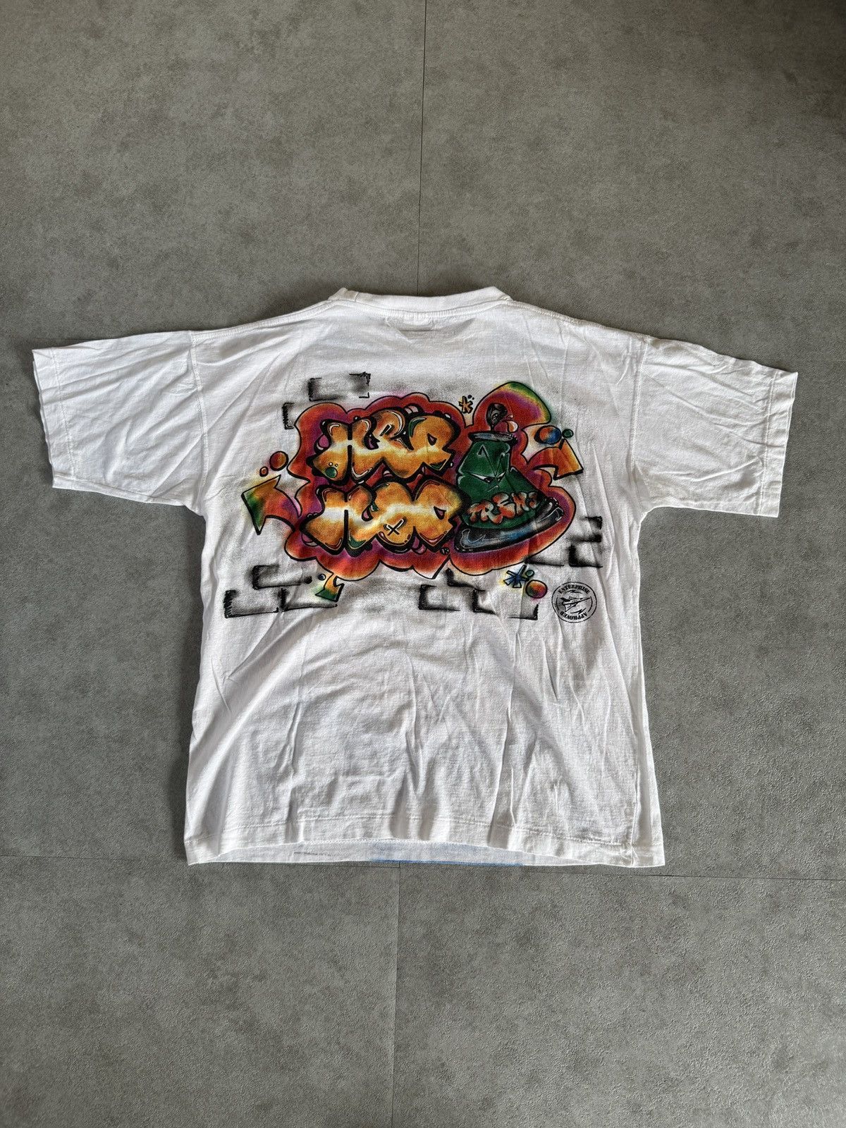 Vintage *RARE* VINTAGE 1999 90s ENTERPRISES HIP HOP BRUSHES STREET Size US XL / EU 56 / 4 - 8 Thumbnail