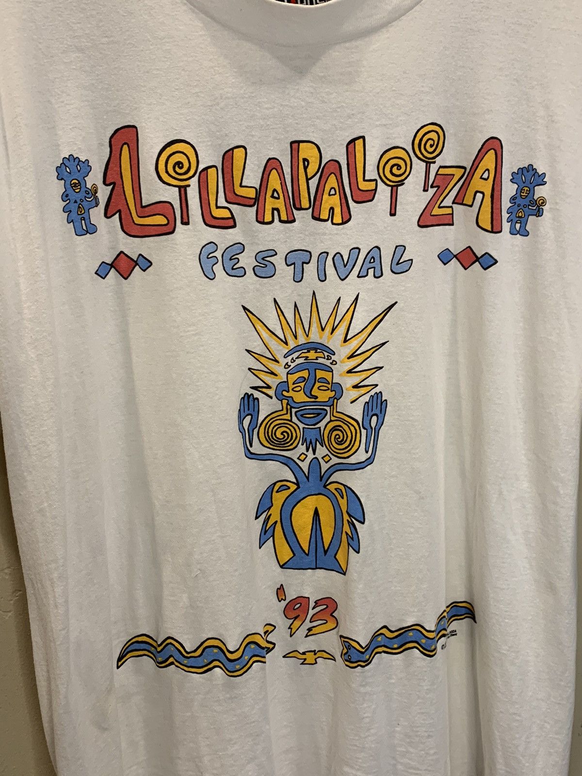 Band Tees × Giant × Vintage *RARE* Vintage 1993 Lollapalooza Single Stitch Giant T-Shirt Size US XL / EU 56 / 4 - 3 Thumbnail