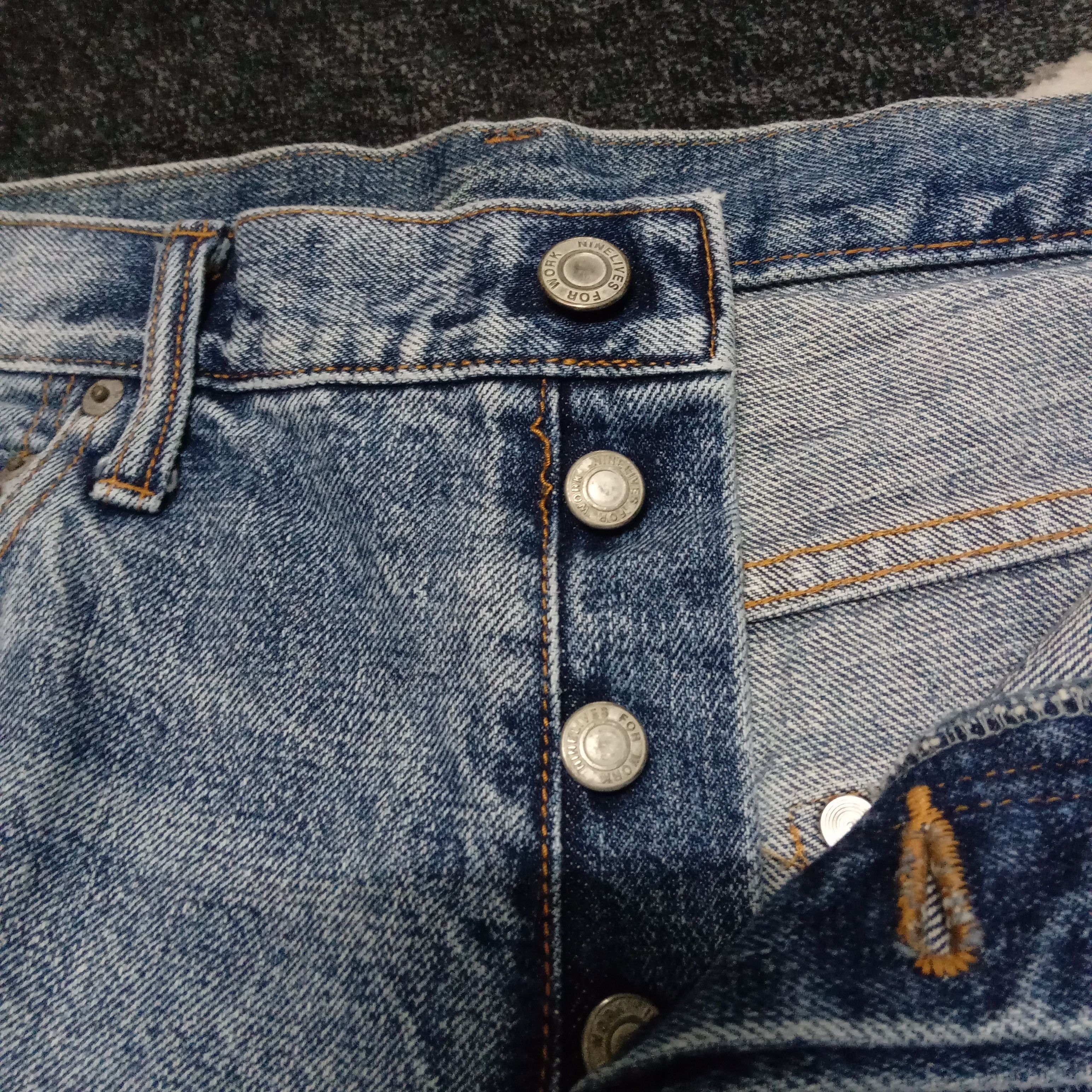 Japanese Brand Rare Nine Lives Sashiko Grunge Kapital Selvedge Japan Denim Size US 30 / EU 46 - 7 Thumbnail