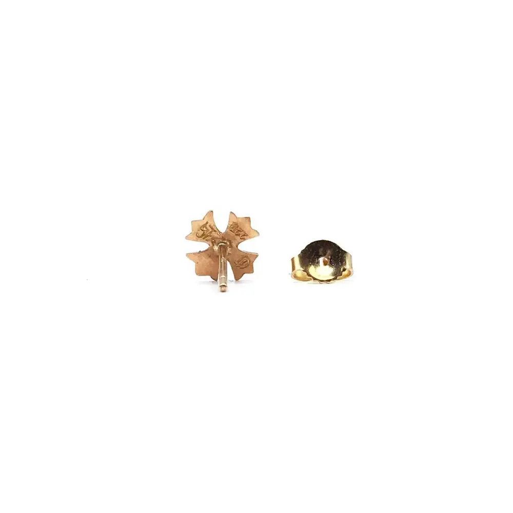 Chrome Hearts Chrome Herats 22K Gold Cross Ear Stud Size ONE SIZE - 3 Thumbnail