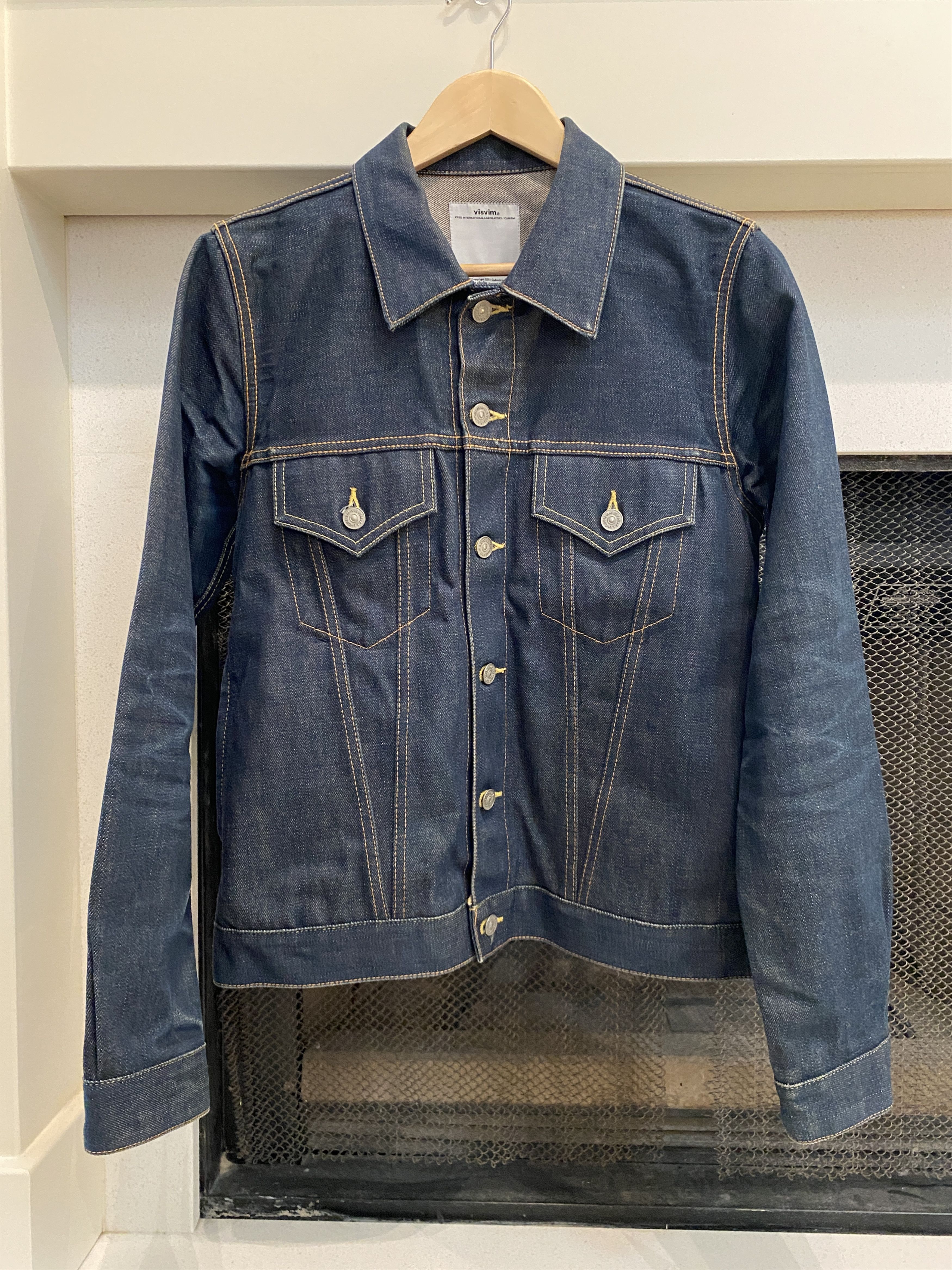 image of Visvim 101 Denim Jacket, Men's (Size Medium)