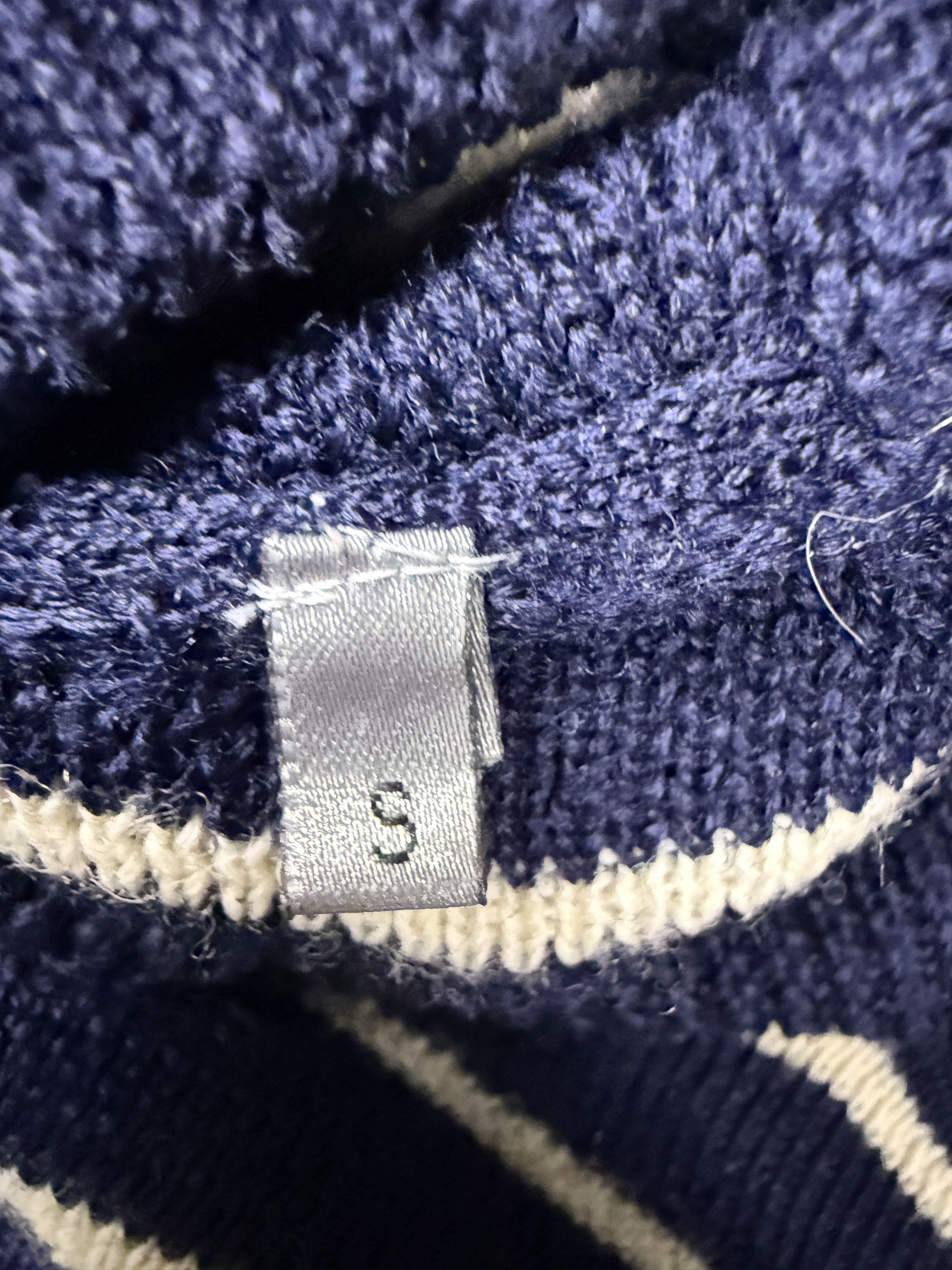 Dior DIOR HOMME Hedi Slimane RARE Striped Navy Knit Sweater Size US S / EU 44-46 / 1 - 4 Thumbnail