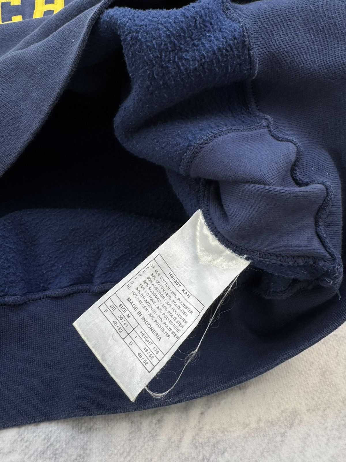 Nike × Vintage NIKE MICHIGAN VINTAGE CENTER LOGO OVERSIZE BOXY SWEATSHIRT Size US M / EU 48-50 / 2 - 8 Thumbnail