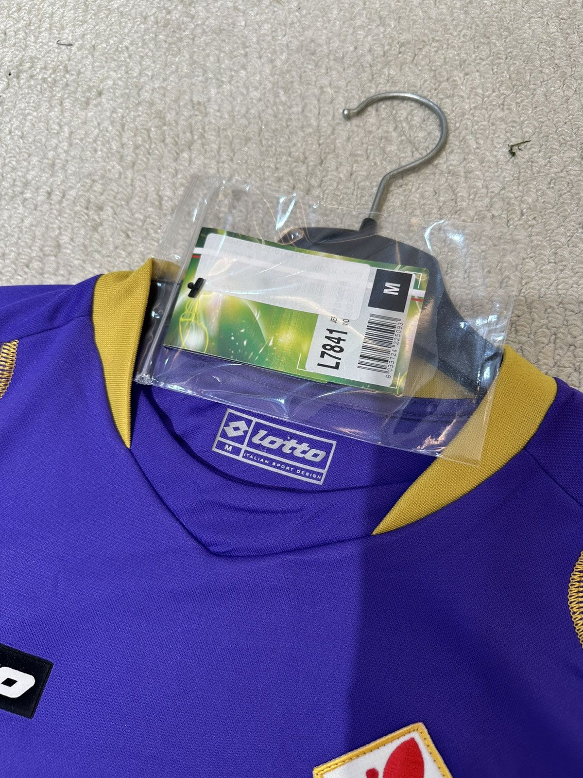 Diadora Fiorentina 2008 2009 Home Long Sleeve Newtag soccer jersey Size US M / EU 48-50 / 2 - 6 Thumbnail