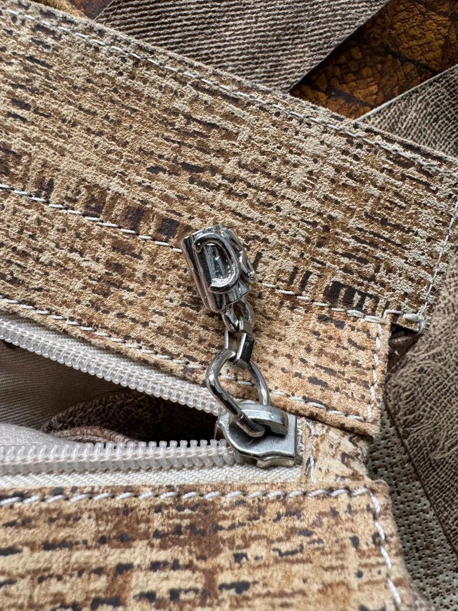 Roberto Cavalli 1990s Roberto Cavalli Leather Patchwork Jacket & Bag Set Size S / US 4 / IT 40 - 11 Thumbnail