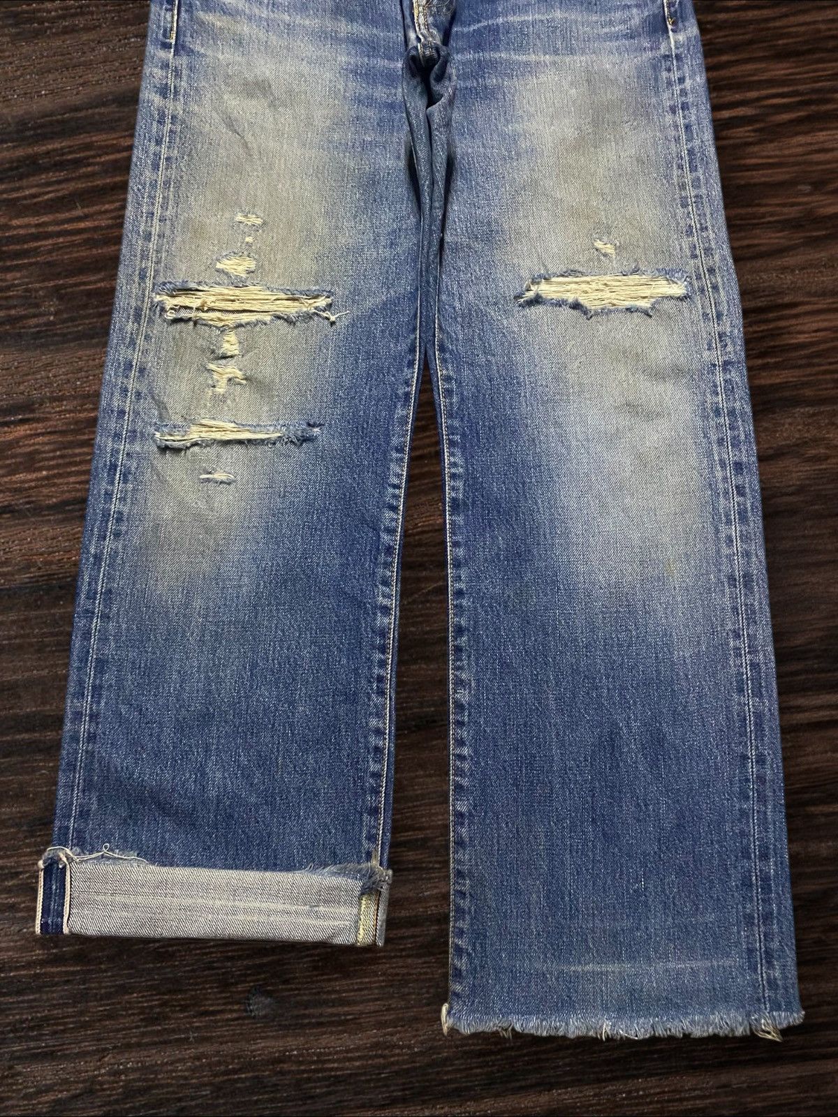 Warehouse Warehouse Mud Wash Selvedge Jeans Size US 32 / EU 48 - 5 Thumbnail