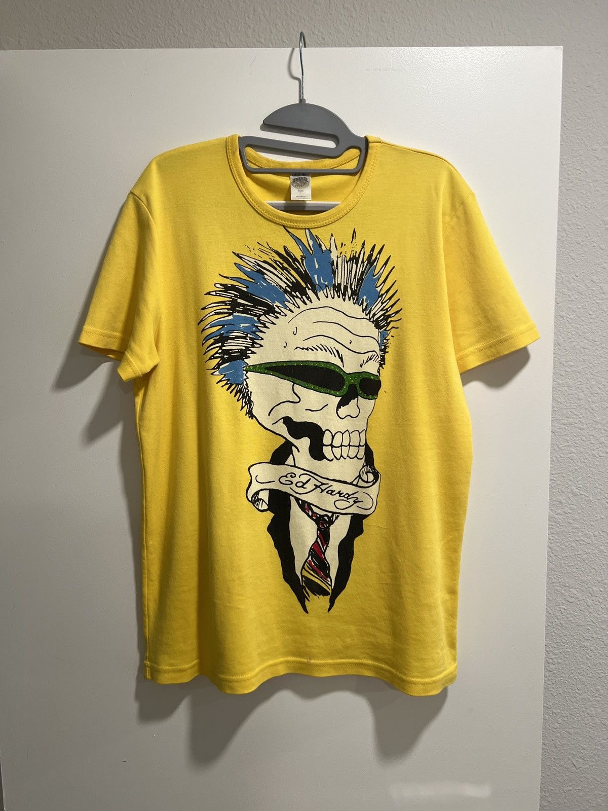 Ed Hardy Ed Hardy yellow vintage tee Size US L / EU 52-54 / 3 - 1 Thumbnail