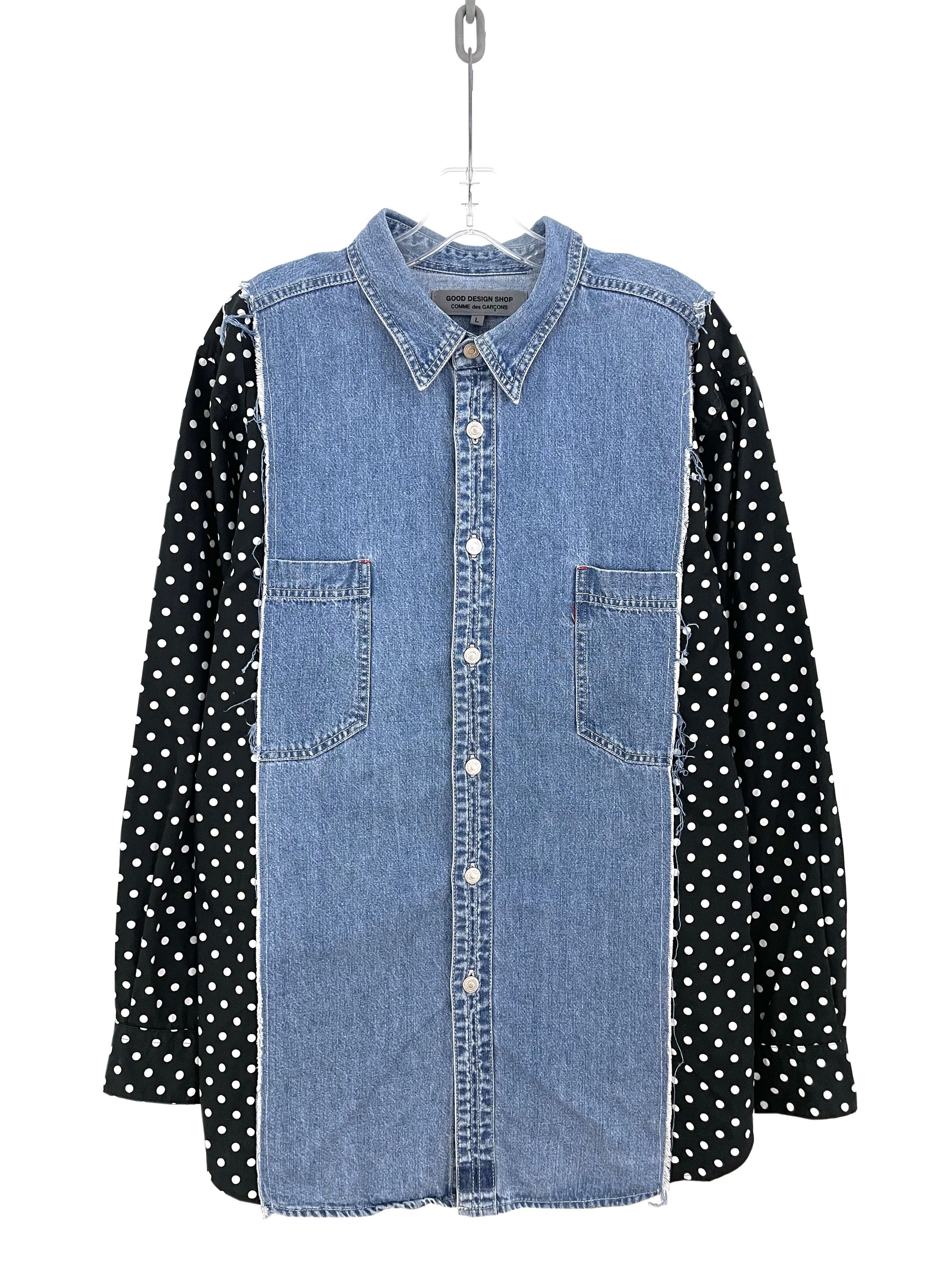 Comme des Garcons 2014 Hybrid Denim Shirt Size US L / EU 52-54 / 3 - 1 Thumbnail
