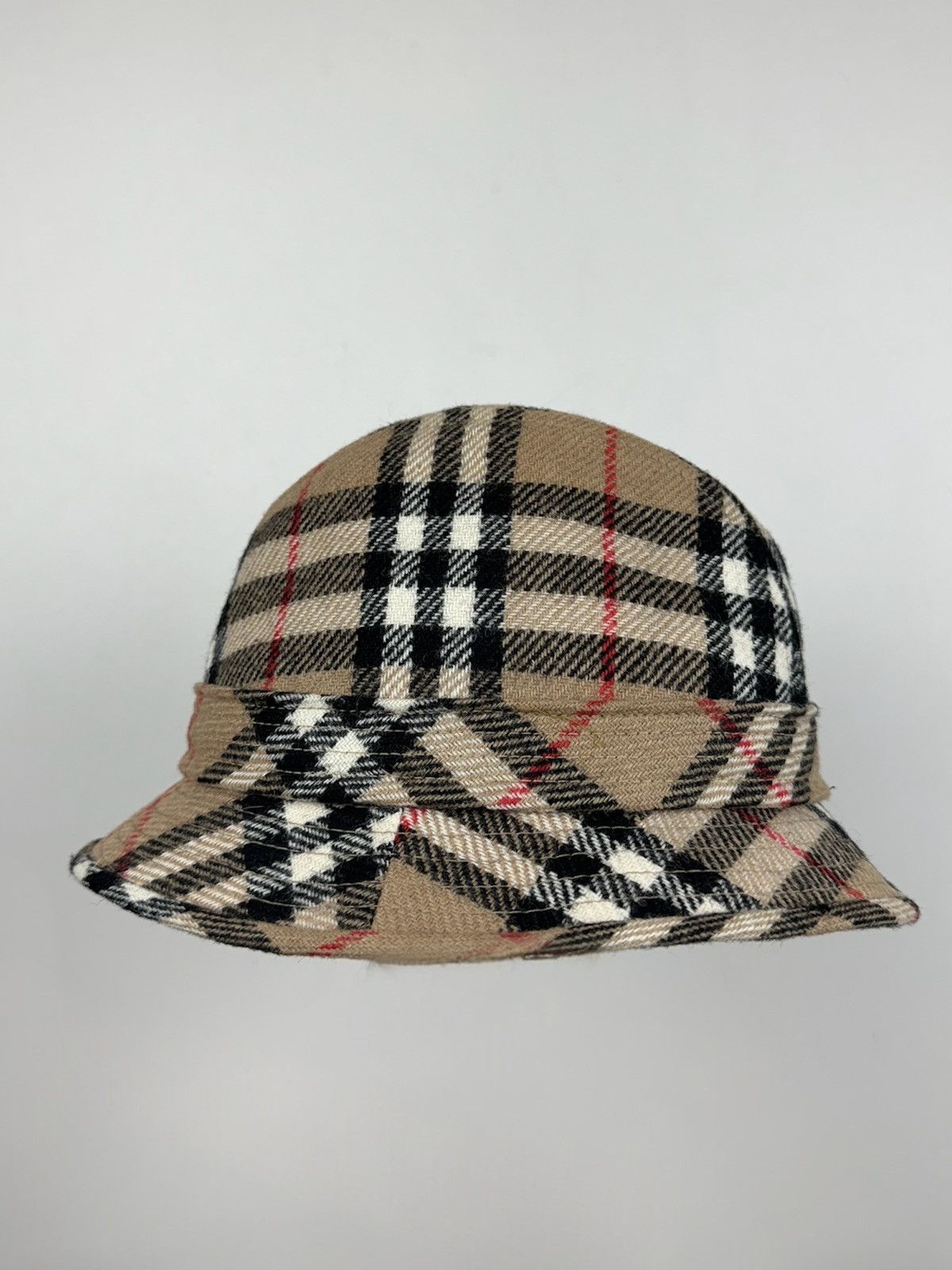 Burberry Vintage wool hat Burberry Nova Check original casual item Size ONE SIZE - 3 Thumbnail