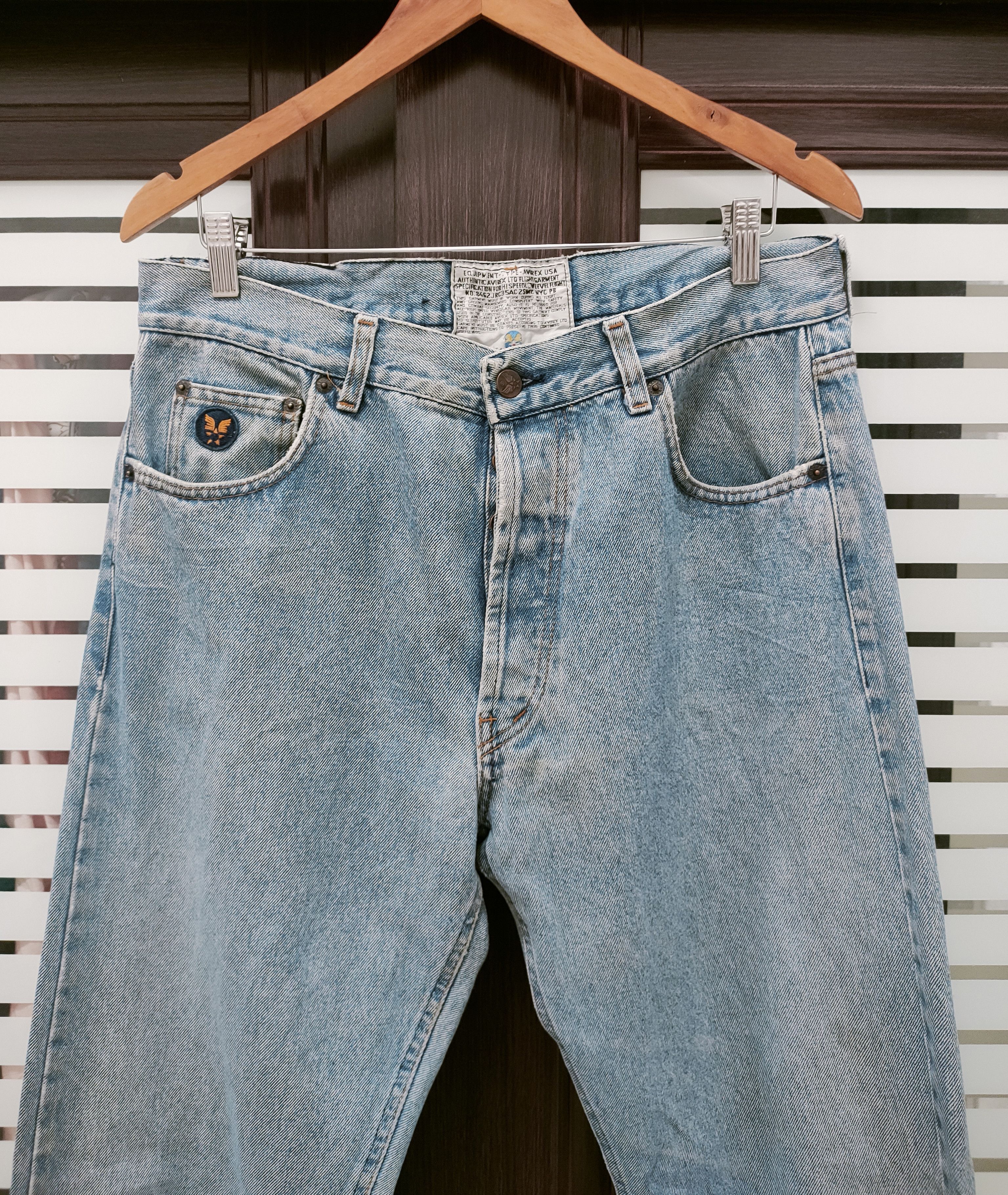 Avirex 🔥Vtg Avirex Usa Jeans🔥 Size US 34 / EU 50 - 3 Thumbnail