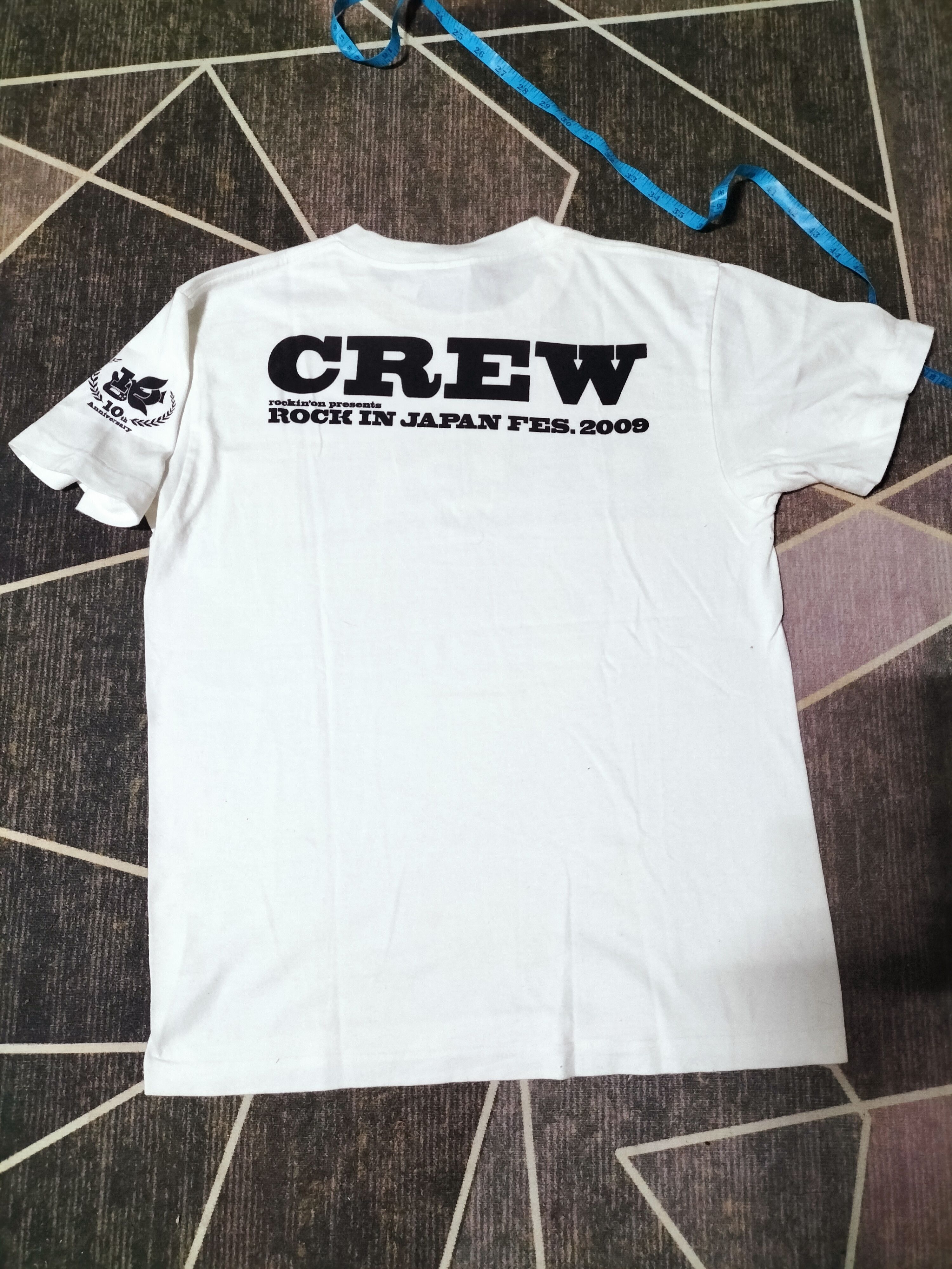 Band Tees Crew Rock In Japan Fest 2009 10 Anniversary Size US M / EU 48-50 / 2 - 5 Thumbnail