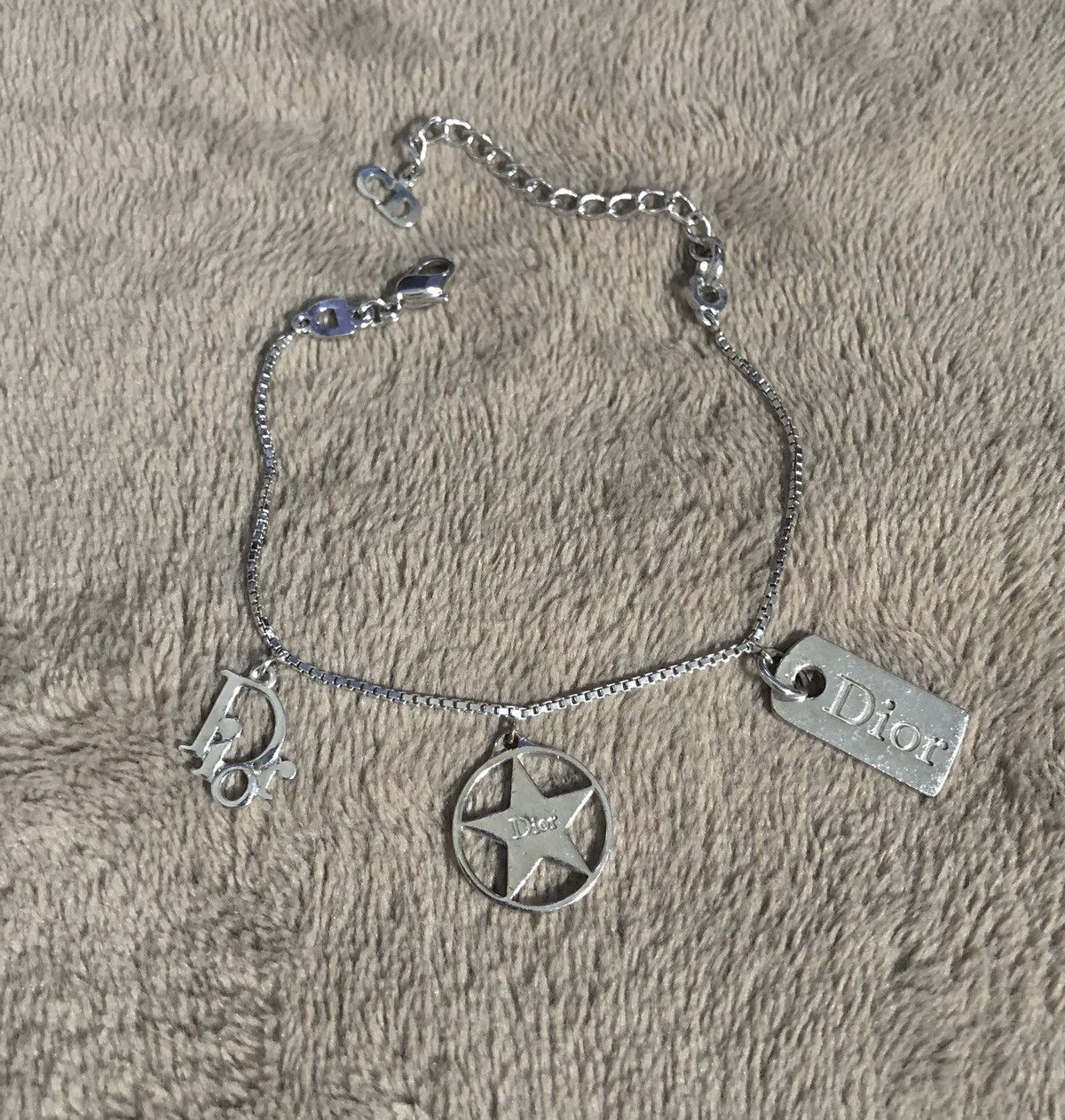 image of Dior Charm Bracelet in Silver, Men's