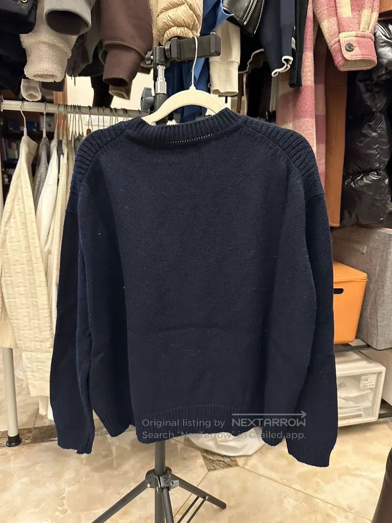 Hermes Hermes Navy Blue Cashmere Knit Size XS / US 0-2 / IT 36-38 - 2 Thumbnail