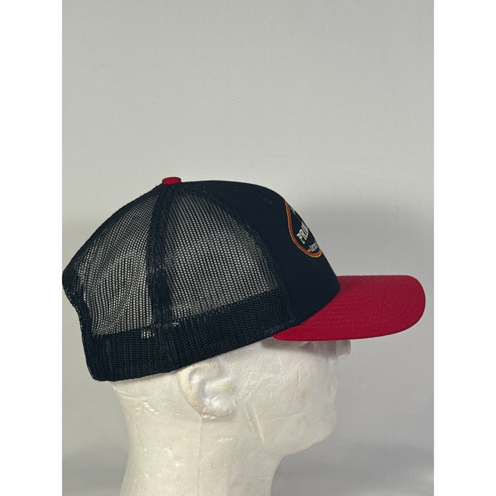 New Era Vintage Cafe Prima Pasta Miami Beach Trucker Hat Black/Red Size ONE SIZE - 5 Thumbnail