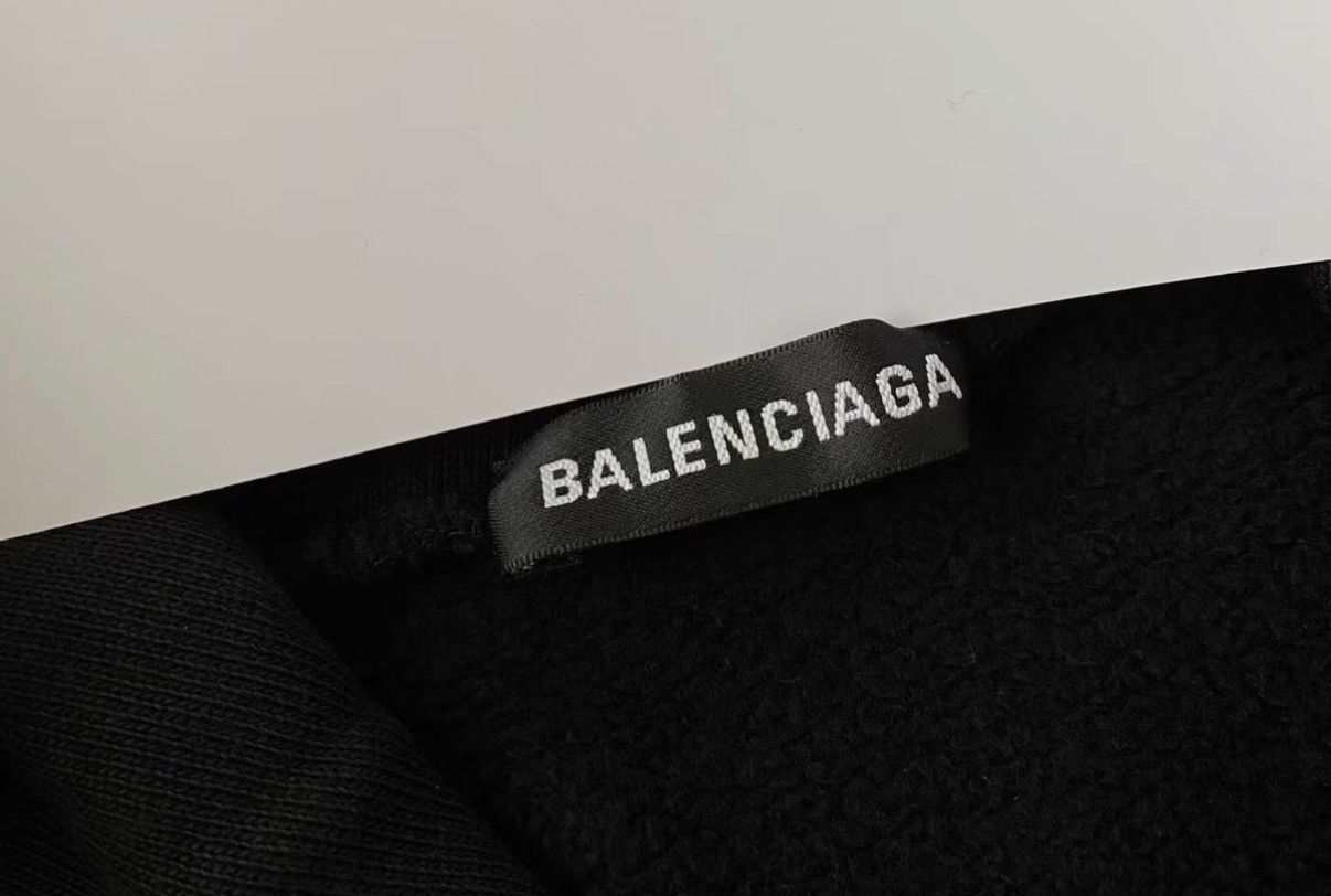 Balenciaga Balenciaga Black Green Band Portrait Hoodie Size US S / EU 44-46 / 1 - 7 Thumbnail