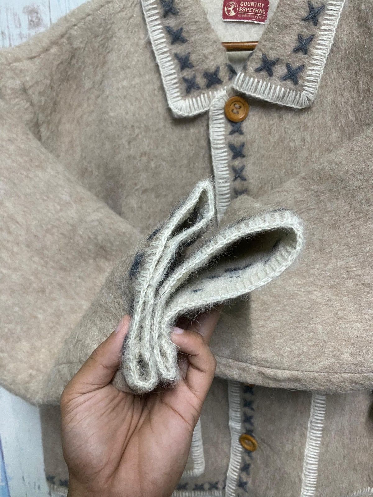 Japanese Brand Rare Vintage Alpaca Wool Country Espeyrac Jacket Size US XL / EU 56 / 4 - 7 Thumbnail