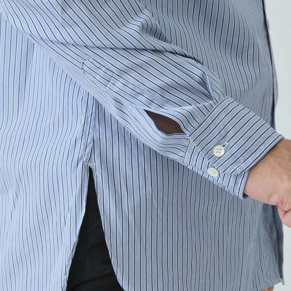 Sage De Cret Sage De Cret Thomas Mason Stripe shirt size XL, new w/tags Size US XL / EU 56 / 4 - 4 Thumbnail