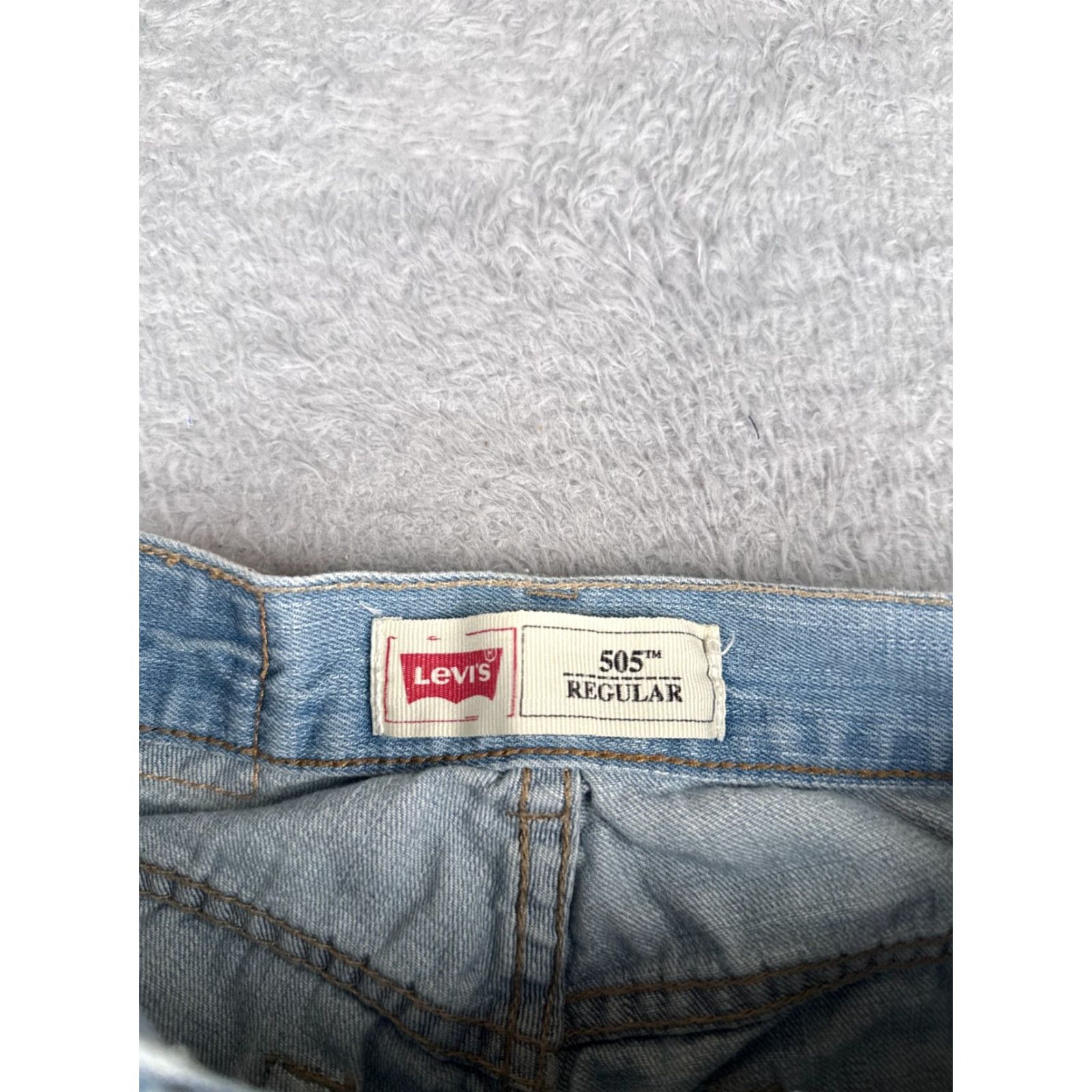 Levi's Levi's Shorts Girl 14 Blue Cut Off Slim Low Regular Fit 100% Cotton Low Rise 24x9 Denim Shorts Teens 14 Blue 80s Cross Womens Girls Size 36" / US 14 / IT 50 - 7 Thumbnail