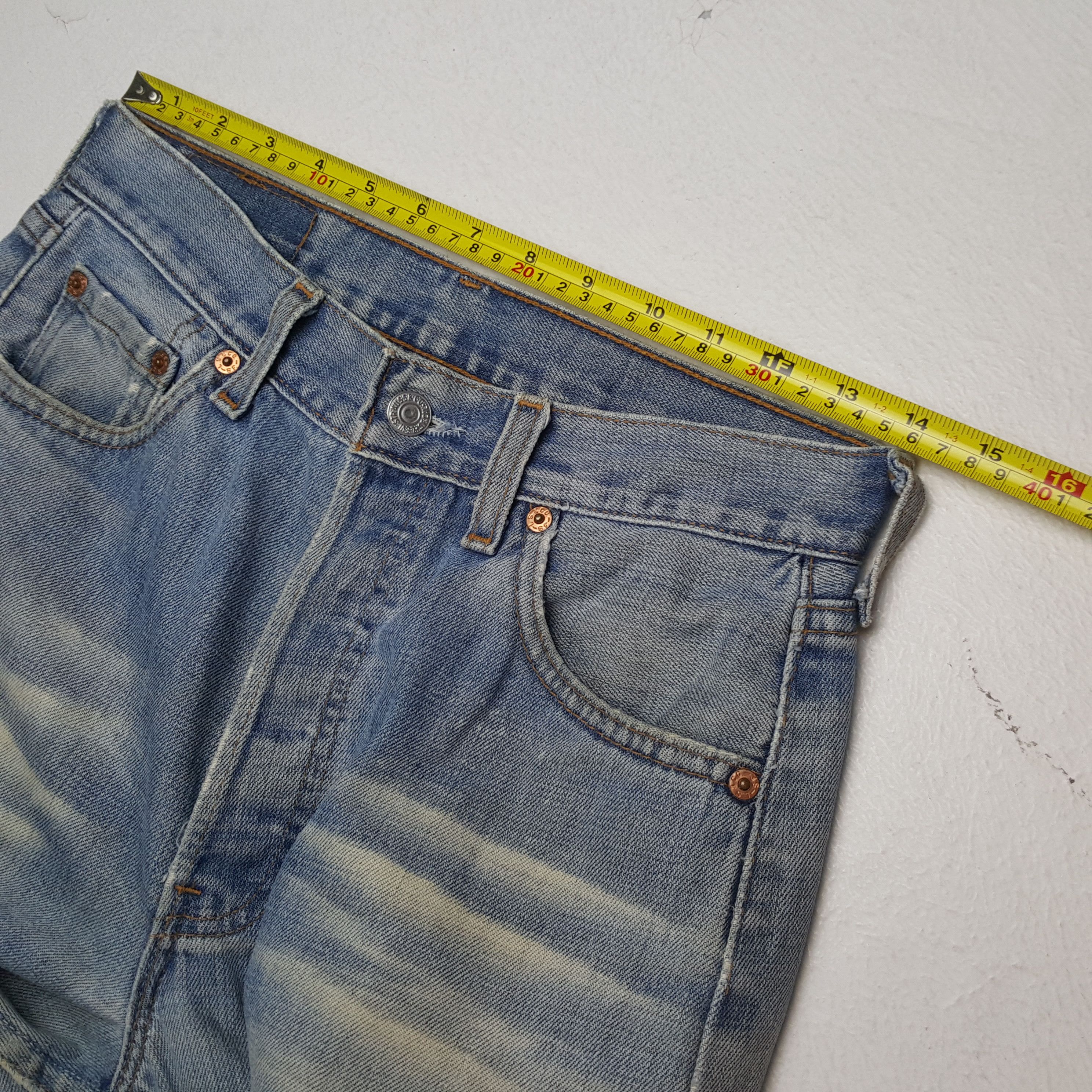 Levi's × Vintage LEVI'S 501 Distressed Jeans Streetwear Style Size US 28 / EU 44 - 7 Thumbnail