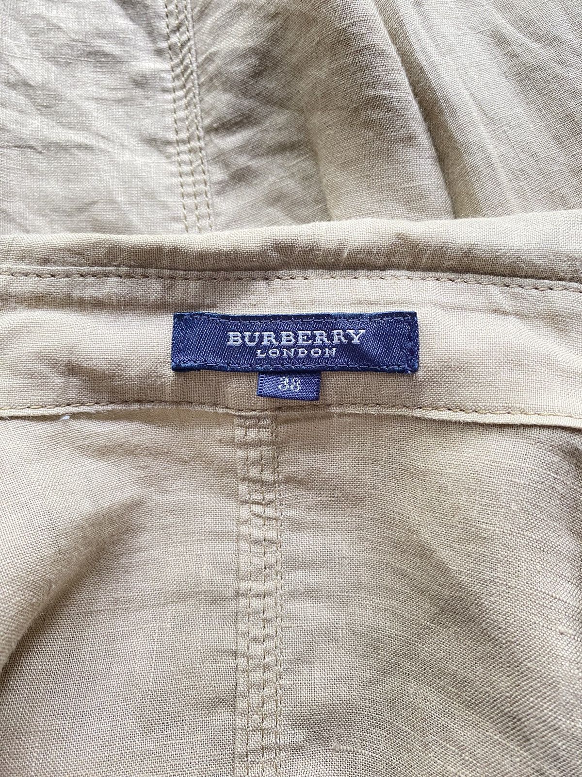 Burberry BURBERRYS Khaki Utility Shirt Size XS / US 0-2 / IT 36-38 - 8 Thumbnail
