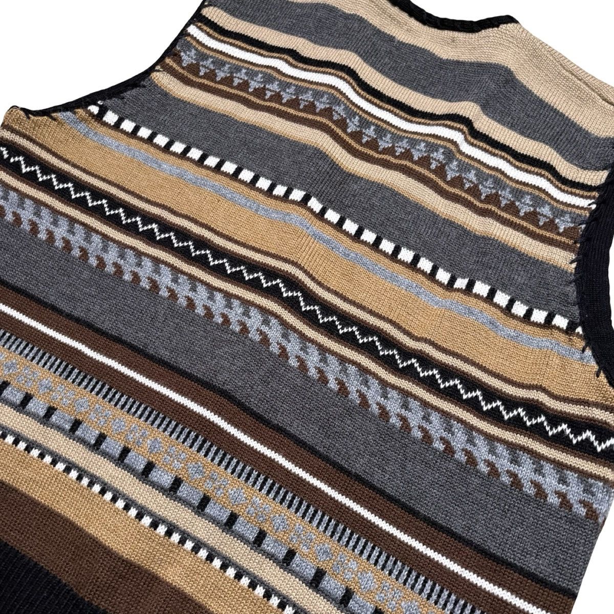 Other Vintage Alfred Dunner Sweater Vest Earth Tone Womens 3X Boho Size 3XL / US 20-22 - 6 Thumbnail