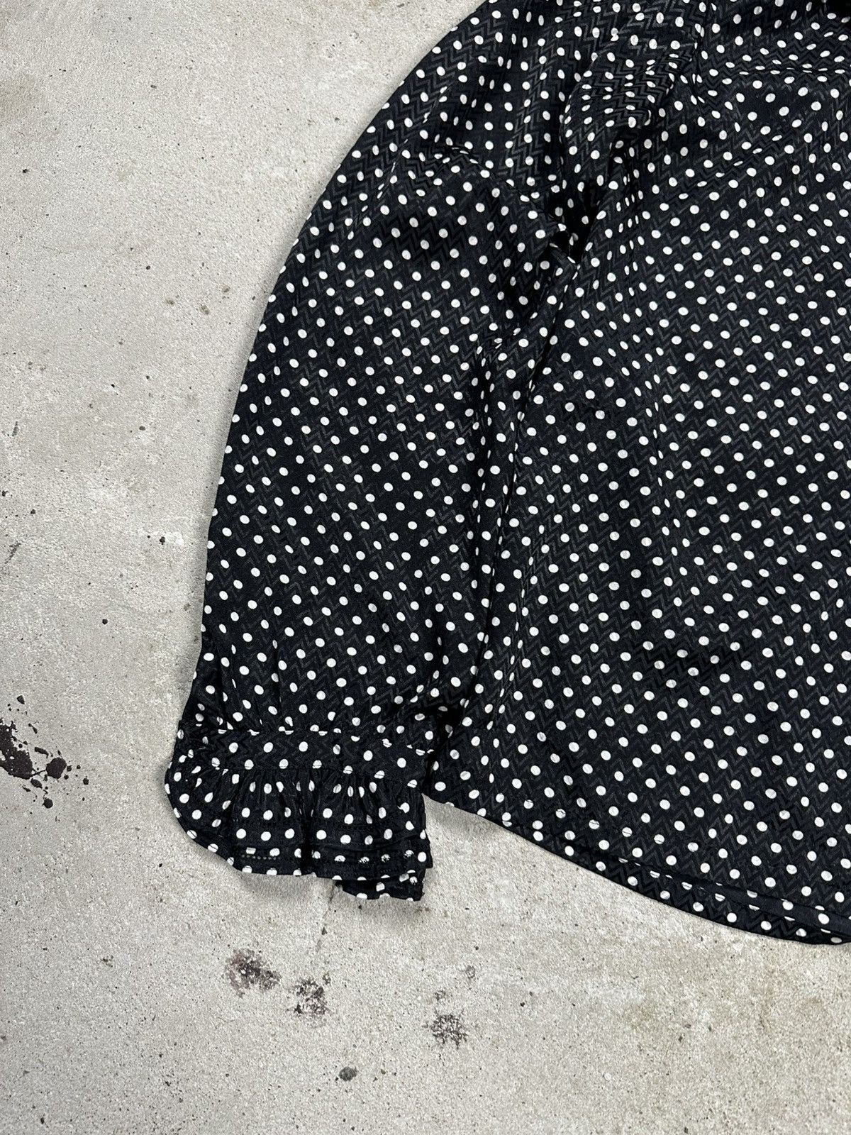 Japanese Brand × Vintage Vintage 90s Evance Tokyo Polka Dot Avant Garde Shirt Size XS / US 0-2 / IT 36-38 - 4 Thumbnail