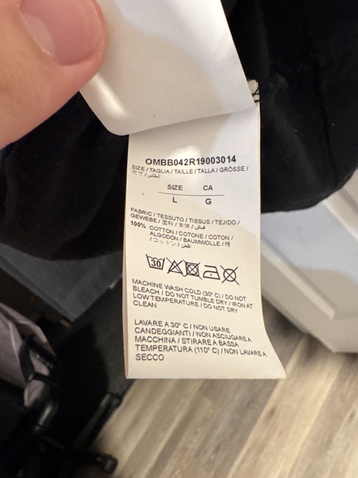Off-White Off-White Hoodie-Shirt Black Size US L / EU 52-54 / 3 - 7 Thumbnail