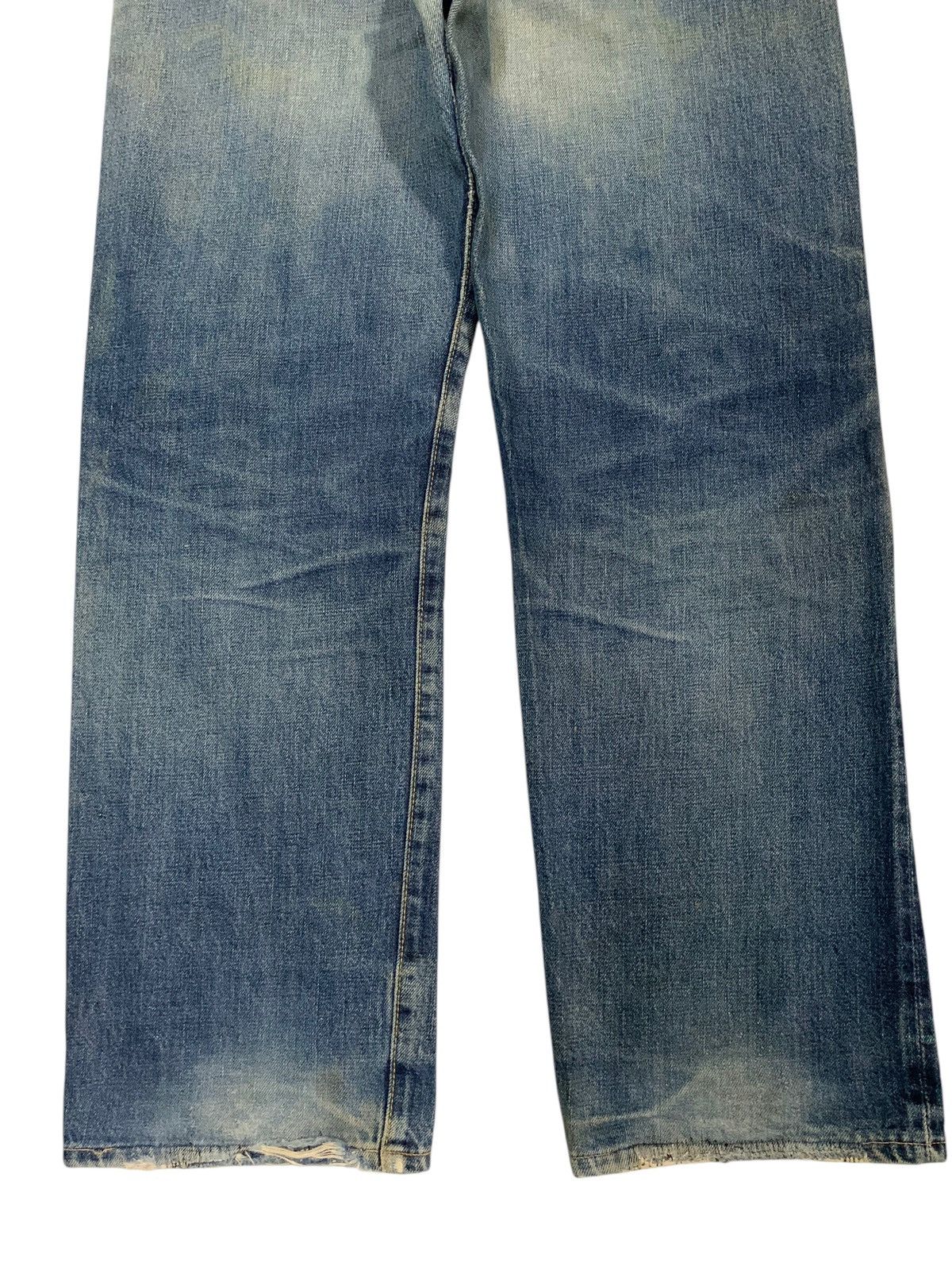 Kapital VINTAGE KAMAKURA SELVEDGE FADED JAPANESE DISTRESSED DENIM Size US 33 - 9 Thumbnail